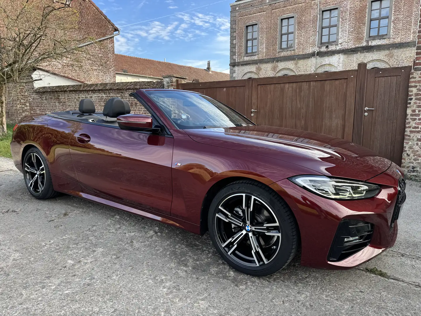 BMW 420 iAS Cabrio *WIDE SCREEN*M-PACK*PRETE A IMMAT Mauve - 1