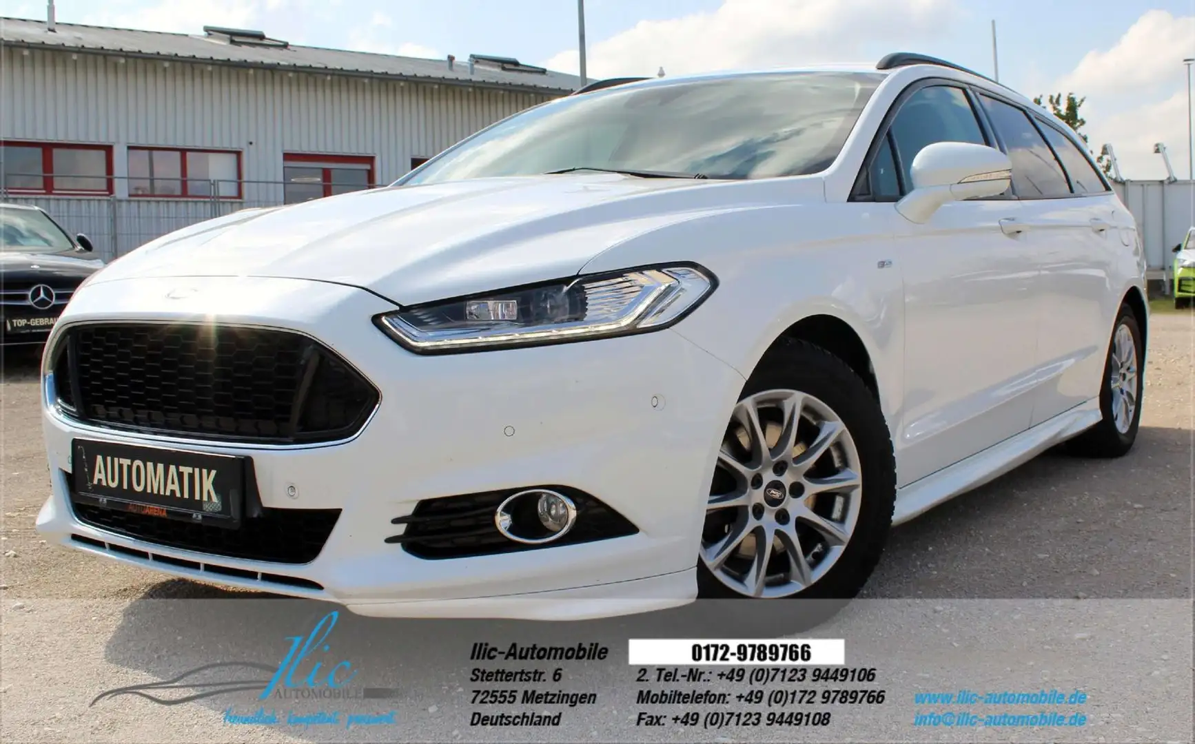 Ford Mondeo Turnier ST-Line/NAVI/LED/AHK/ALU18/KAMERA Bianco - 1