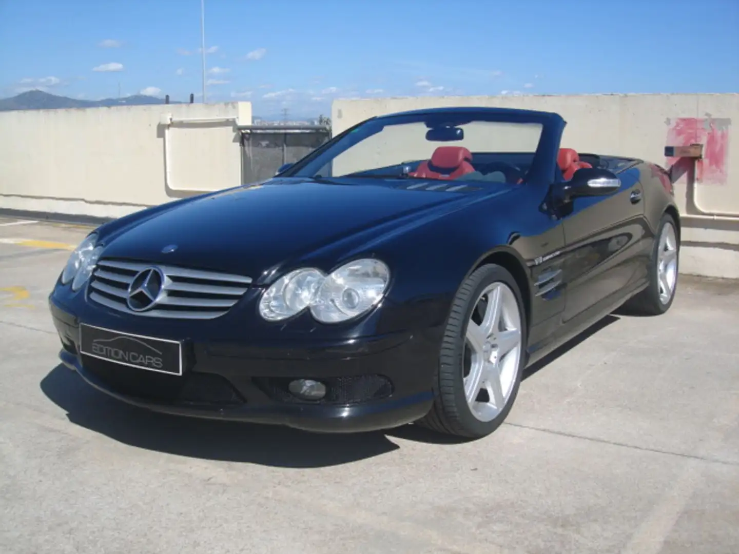 Mercedes-Benz SL 55 AMG Zwart - 1