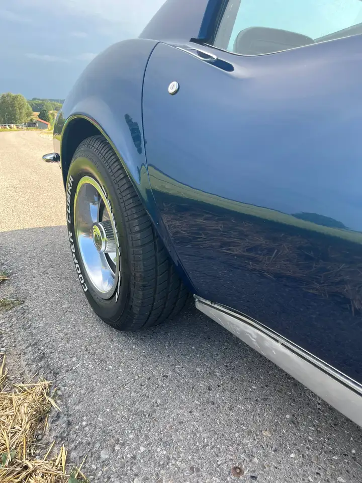 Chevrolet Corvette C3 1971 – Chrommodell | restauriert | 350 cui V8 | Bridgehampton Blue, foto 6