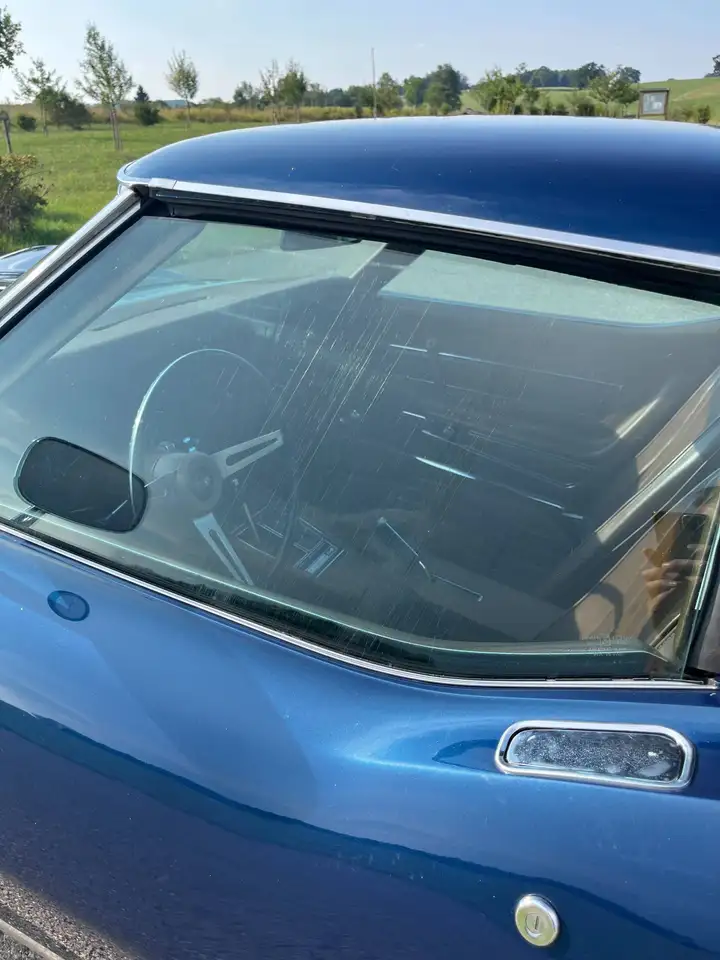 Chevrolet Corvette C3 1971 – Chrommodell | restauriert | 350 cui V8 | Bridgehampton Blue, foto 7