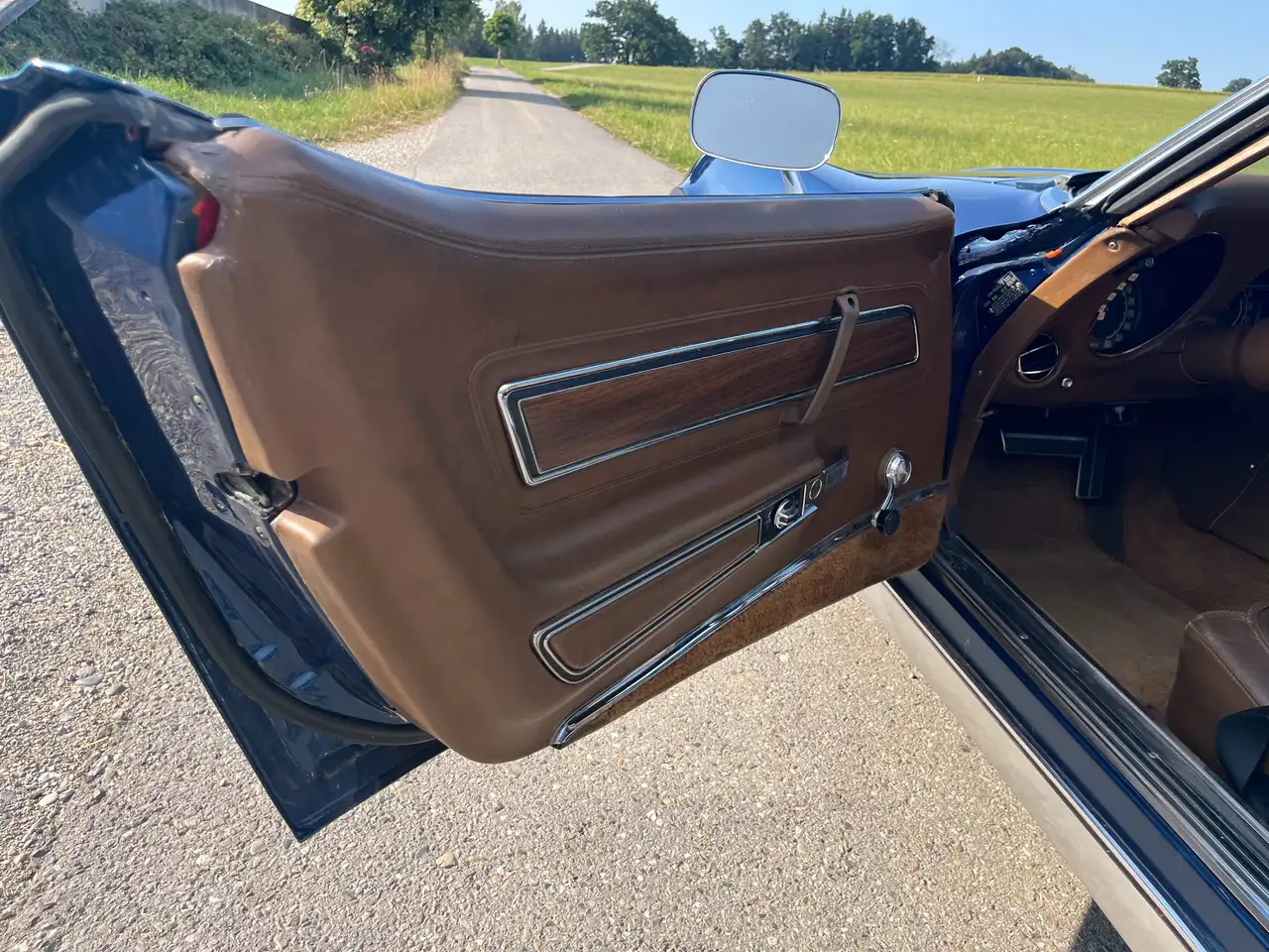 Chevrolet Corvette C3 1971 – Chrommodell | restauriert | 350 cui V8 | Bridgehampton Blue, foto 9