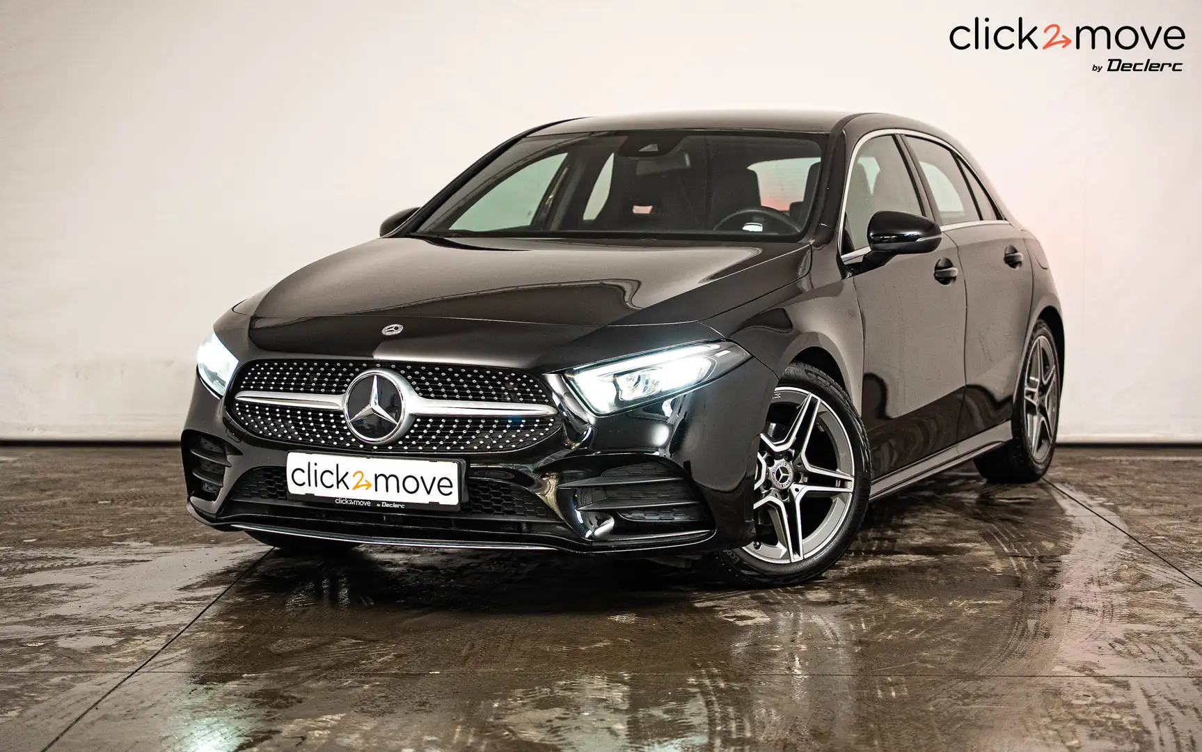 Mercedes-Benz A 180 A 180 AMG Line Zwart - 1
