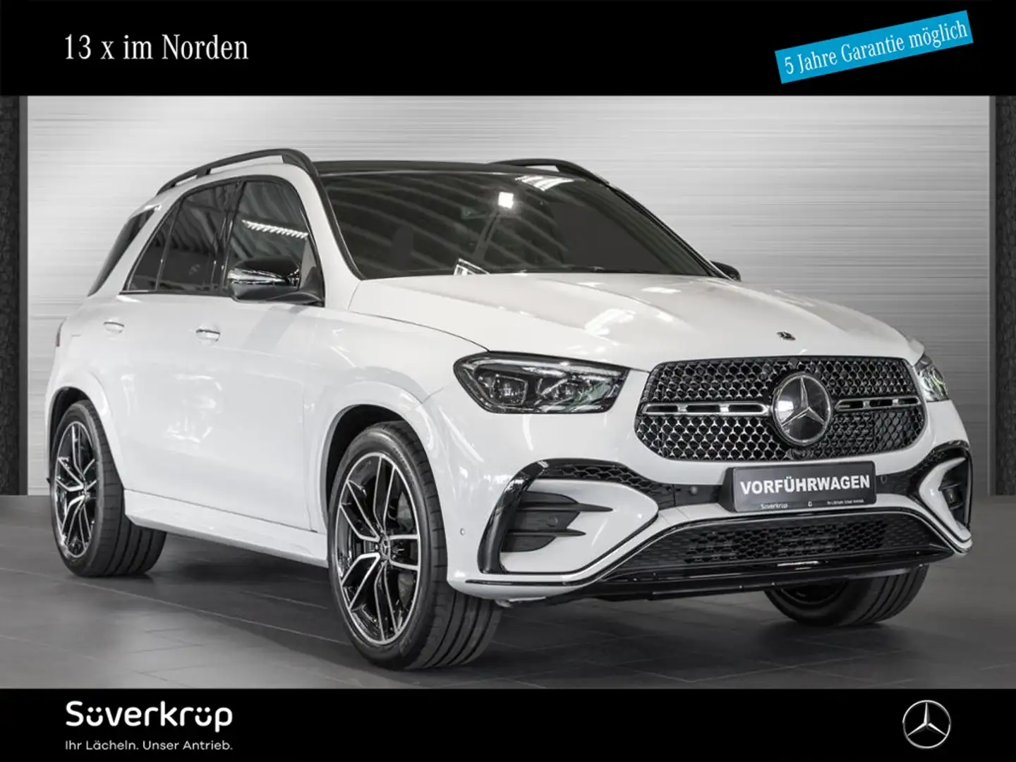 Mercedes-Benz GLE 450 d 4M BURM AMG NIGHT SPUR DISTR AIRMATIC Weiß - 1