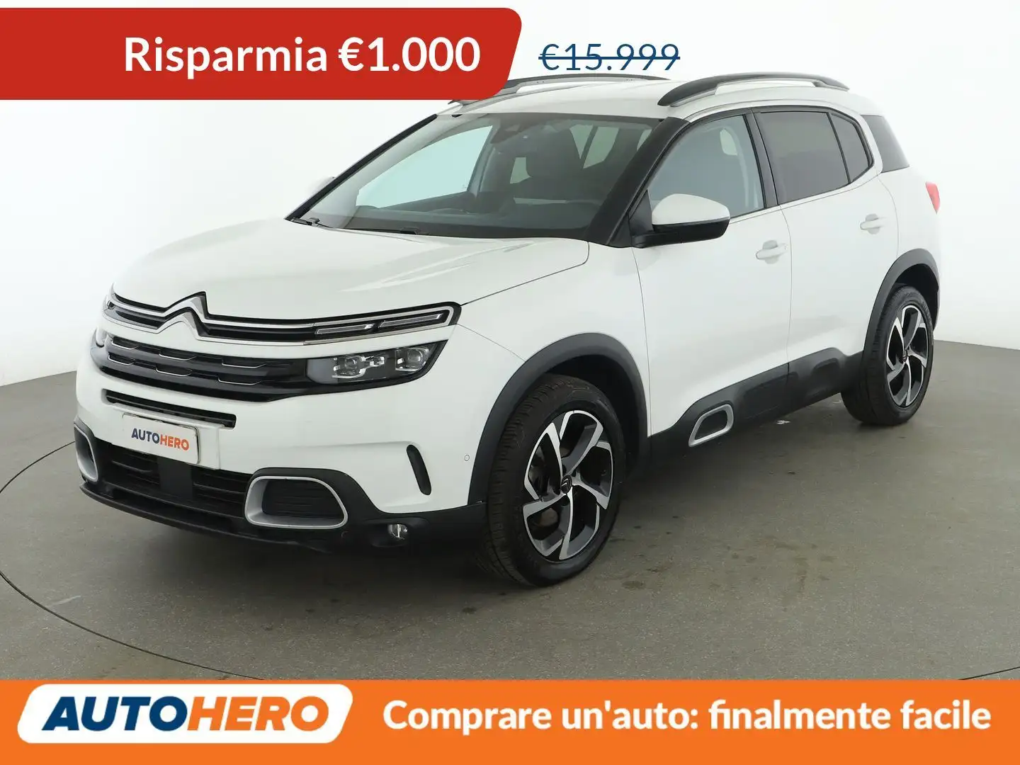 Citroen C5 Aircross 1.5 Blue-HDi Shine 130 CV Blanc - 1