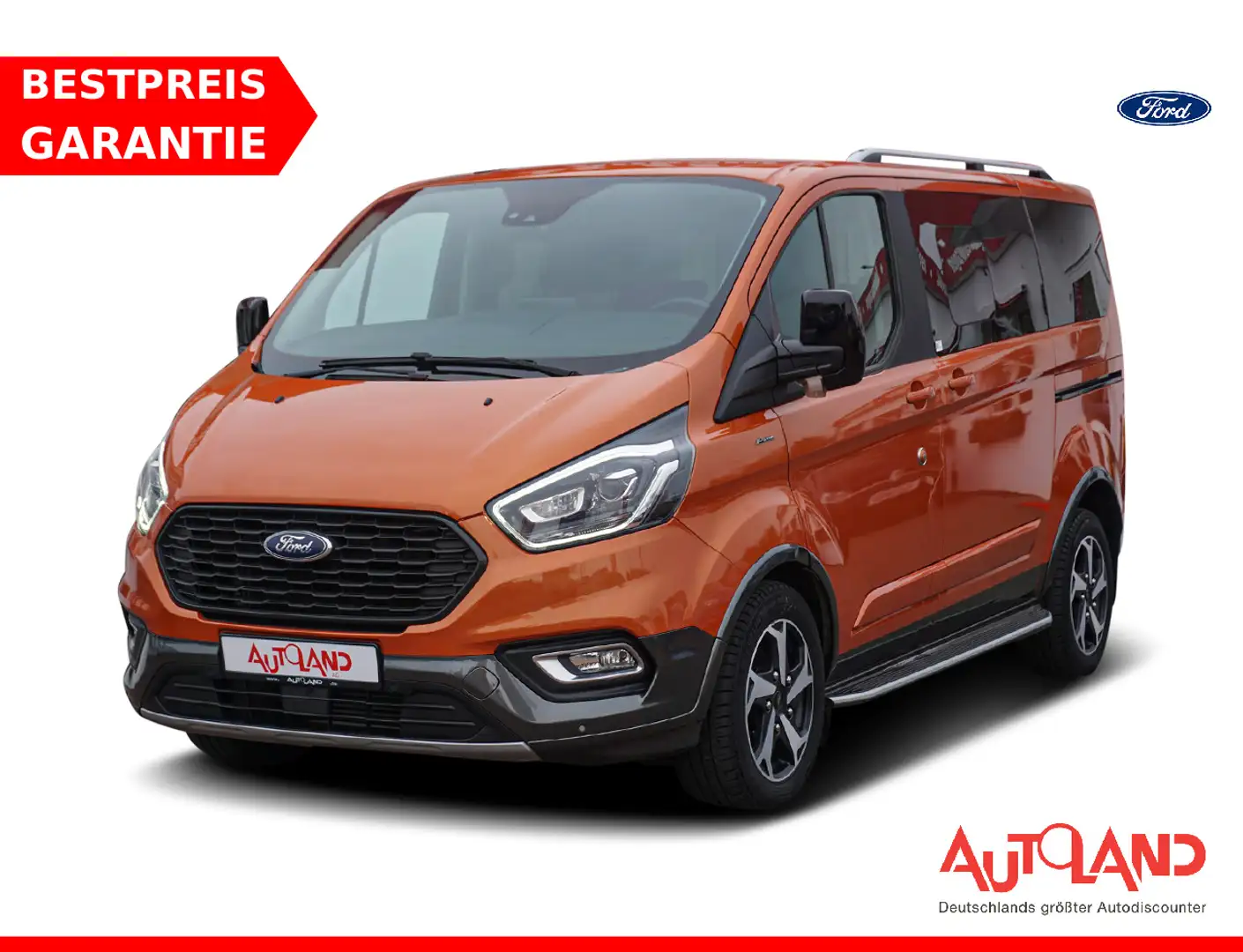 Ford Tourneo Custom Active Aut. Bi-Xenon AHK Kamera Orange - 1