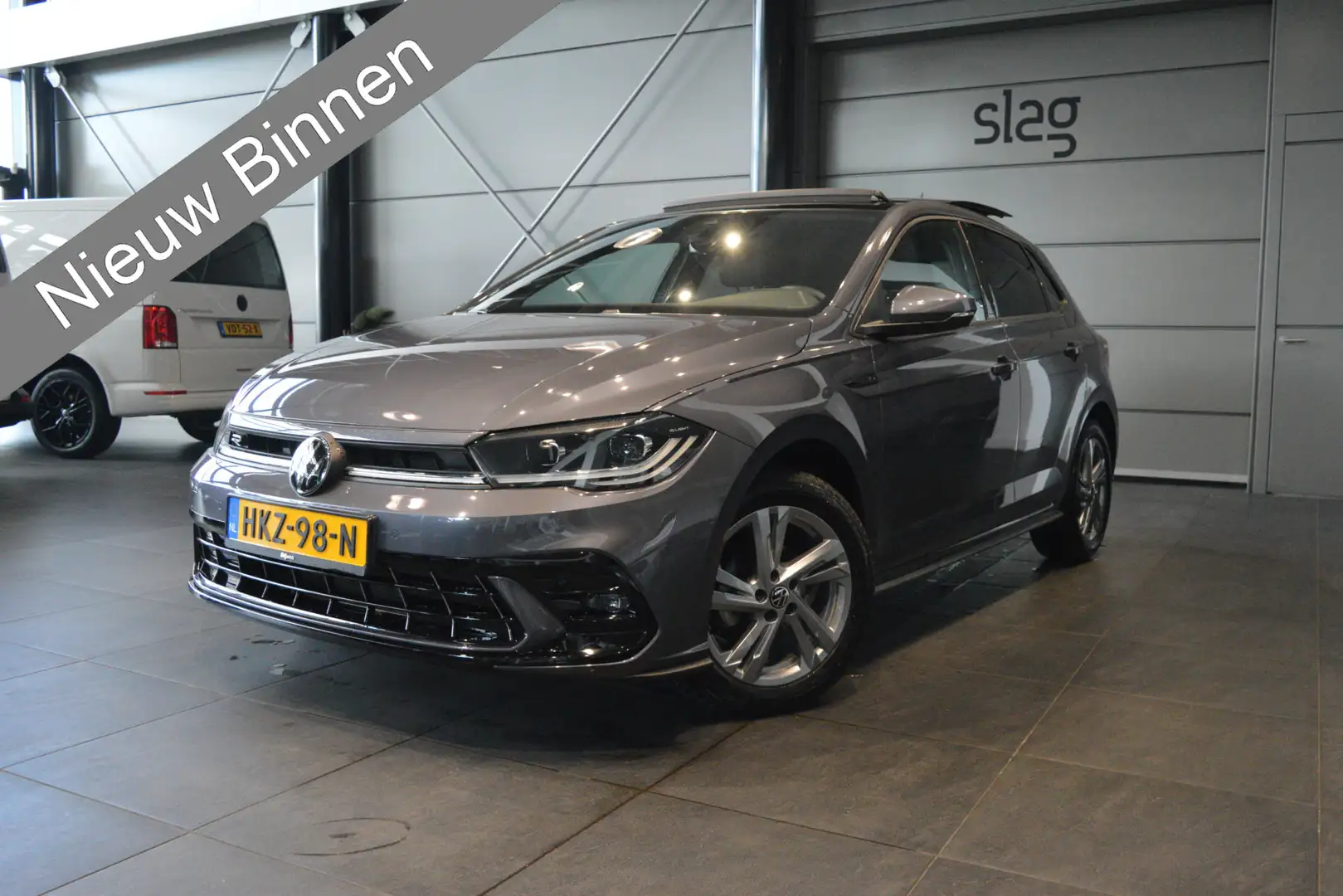 Volkswagen Polo 1.0 TSI 2X R-LINE navi clima camera pano led 95 pk Gris - 1