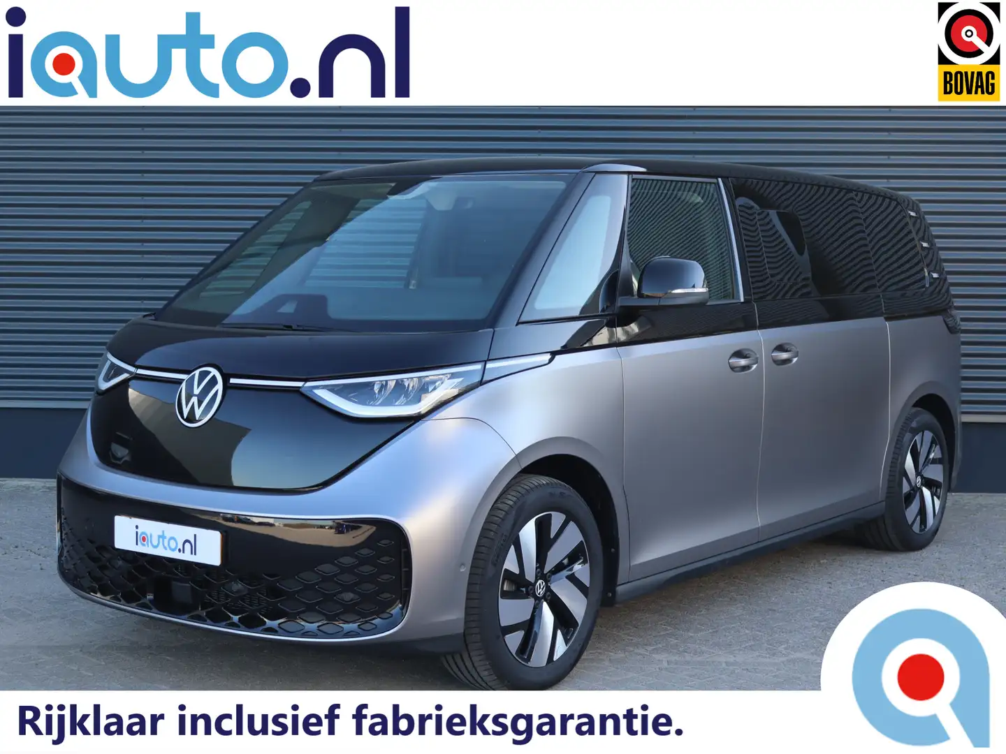 Volkswagen ID. Buzz Pro 286pk 86 kWh LWB 7p. LED/ACC/Camera/Elek. schu Zwart - 1