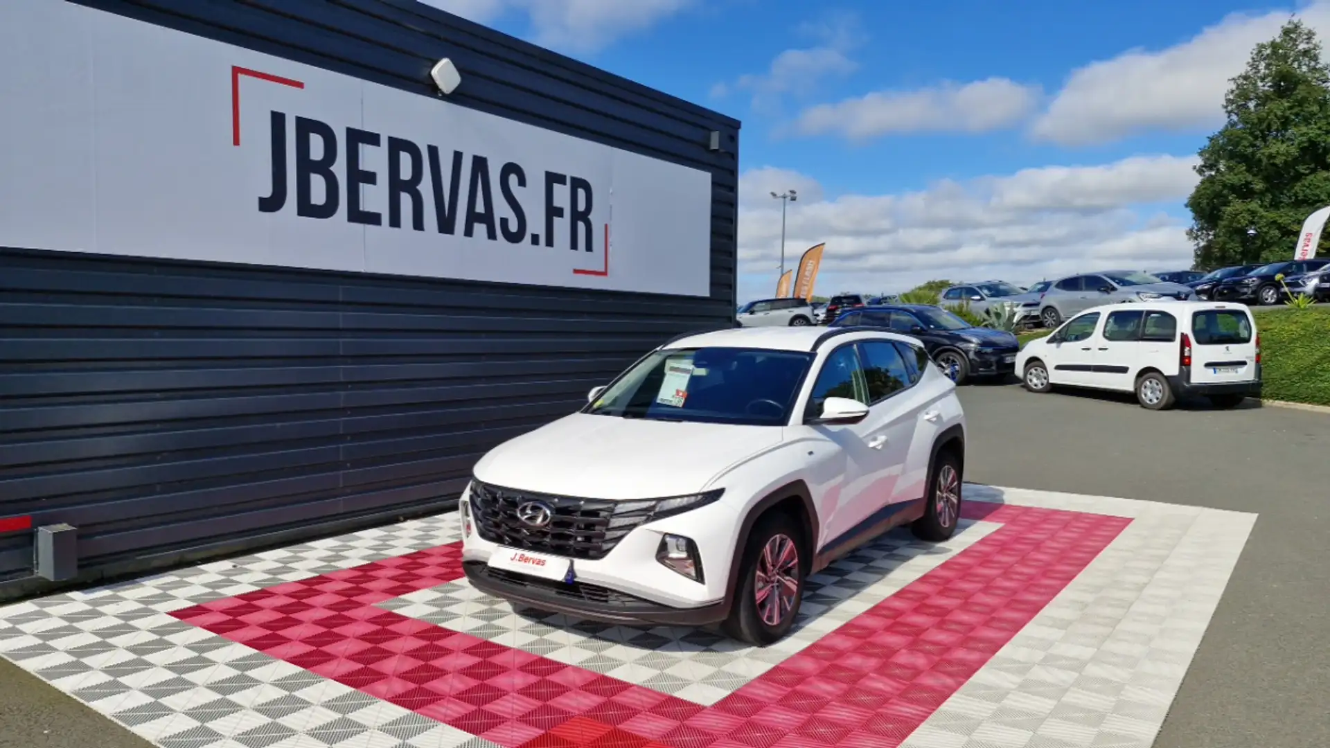 Hyundai TUCSON 1.6 CRDI 136 HYBRID 48V DCT-7 BUSINESS Blanc - 1
