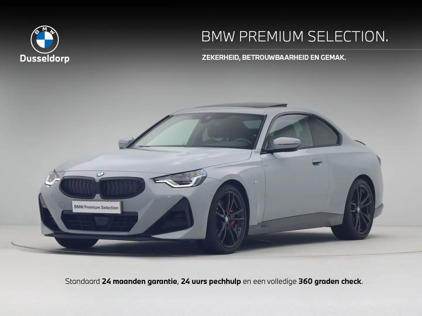 BMW 220 2 Serie Coupé 220i High Executive M Sport Pro Gris - 1
