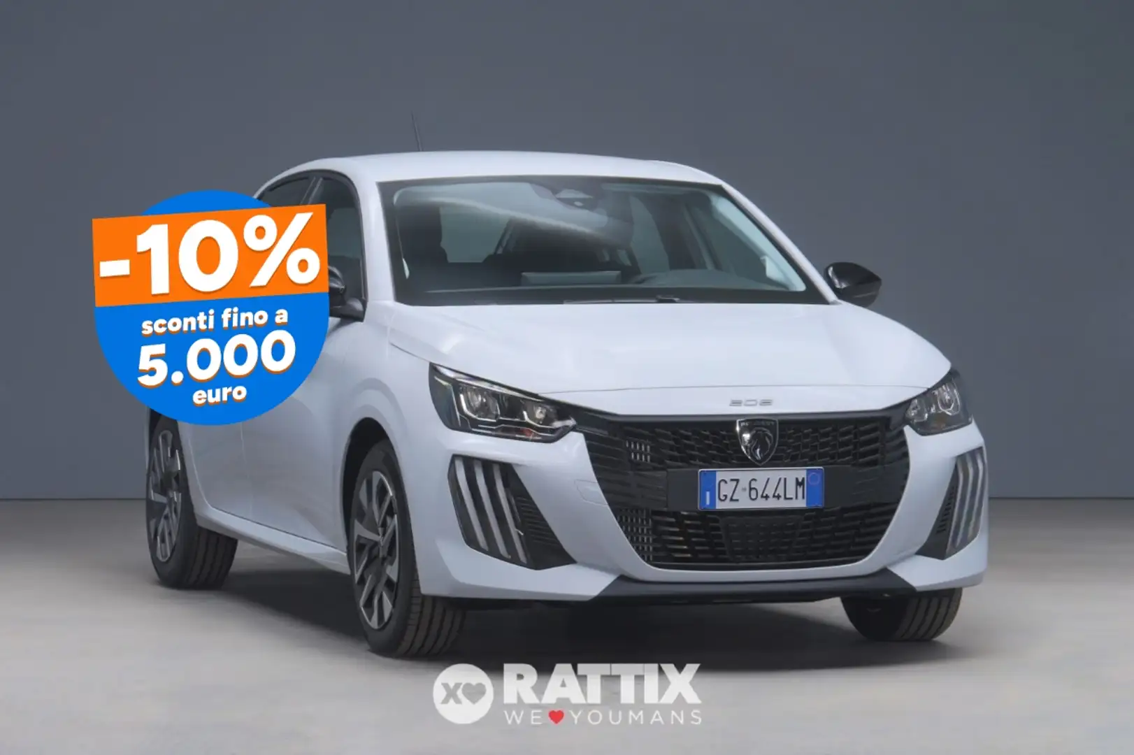 Peugeot 208 1.2 Puretech 100CV Style Weiß - 1