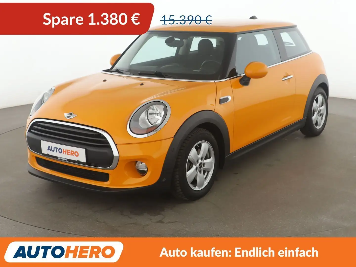 MINI One One Aut.*NAVI*HUD*TEMPO*PDC*SHZ*LIM*ALU* Orange - 1