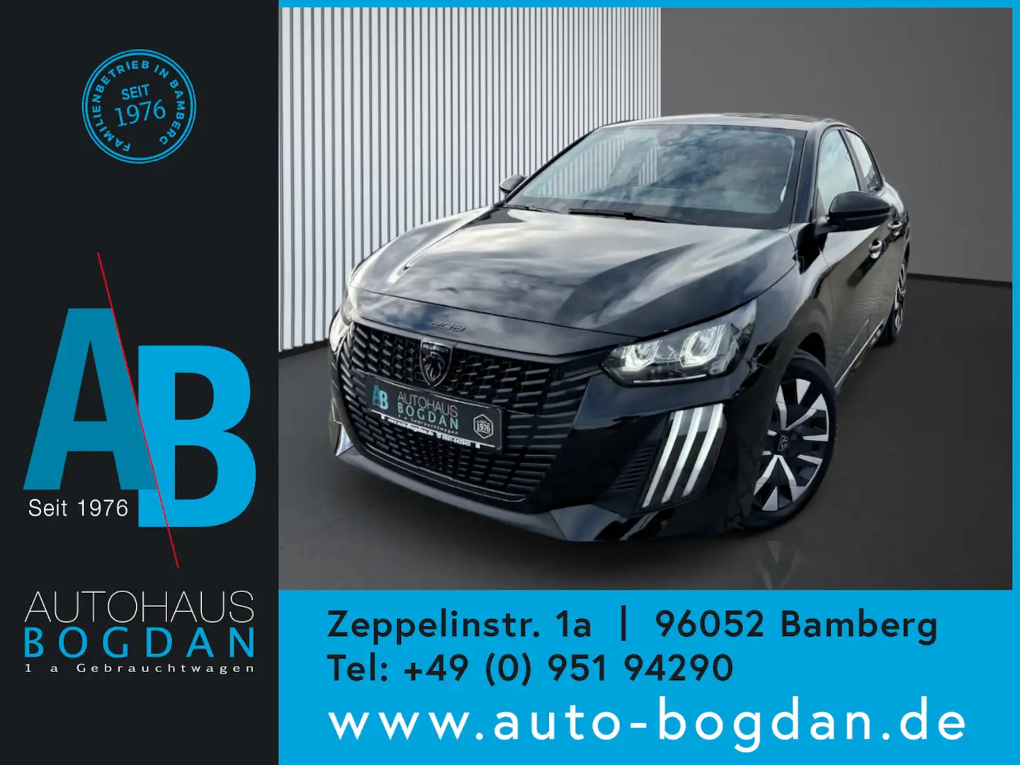 Peugeot 208 Active LED*Navi*Android/Apple*Tempomat*PDC Noir - 1