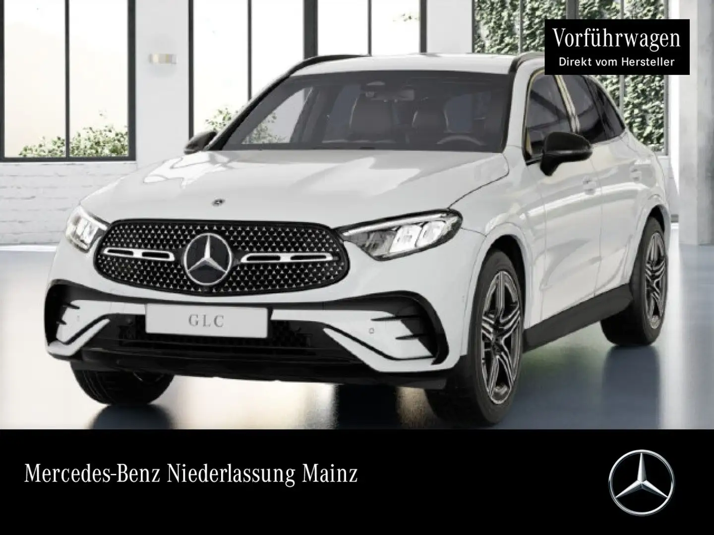 Mercedes-Benz GLC 220 d 4M AMG+NIGHT+AHK+LED+KAMERA+TOTW+KEYLESS Blanco - 1