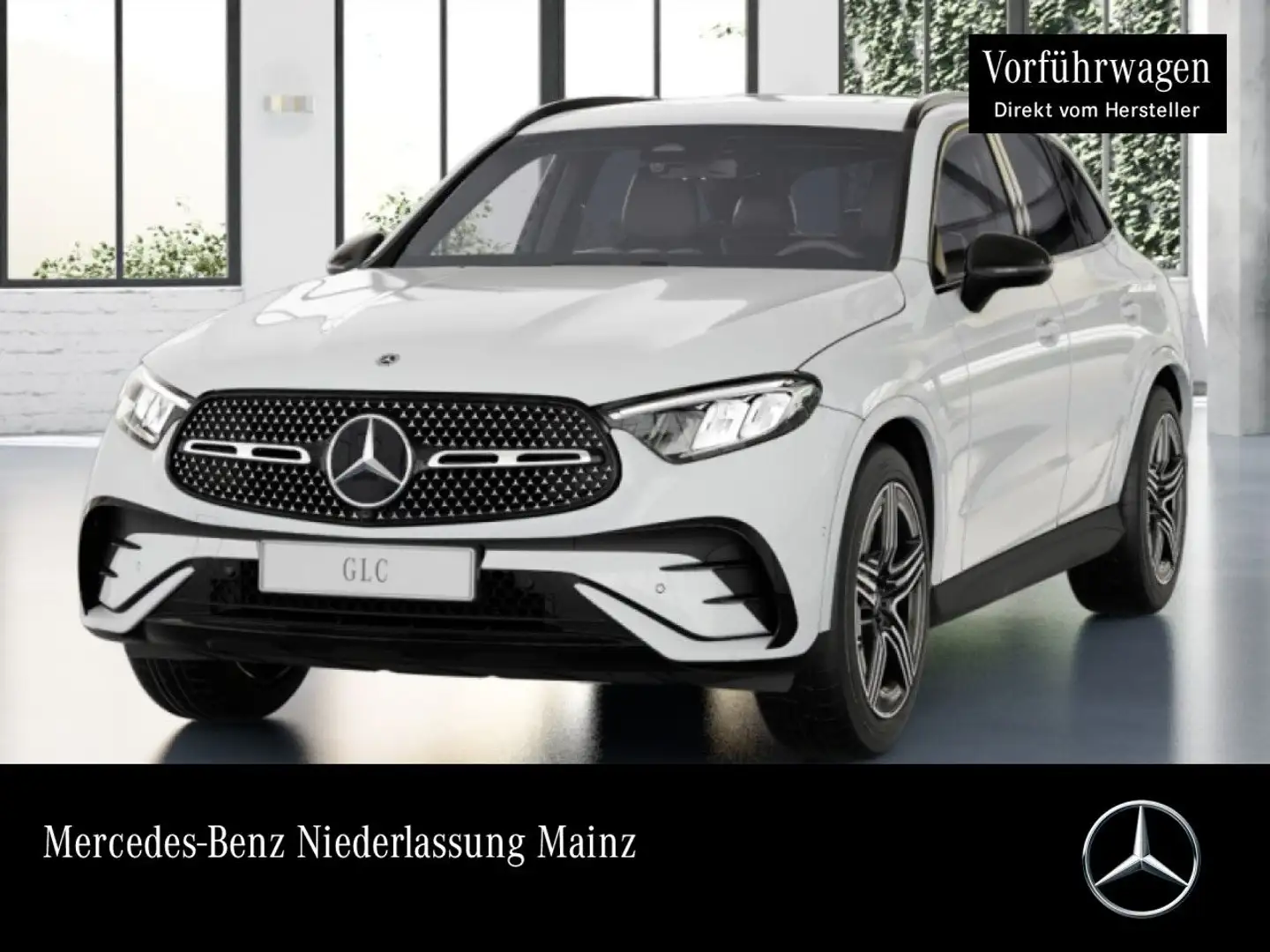 Mercedes-Benz GLC 220 d 4M AMG+NIGHT+AHK+LED+KAMERA+TOTW+KEYLESS Blanc - 1