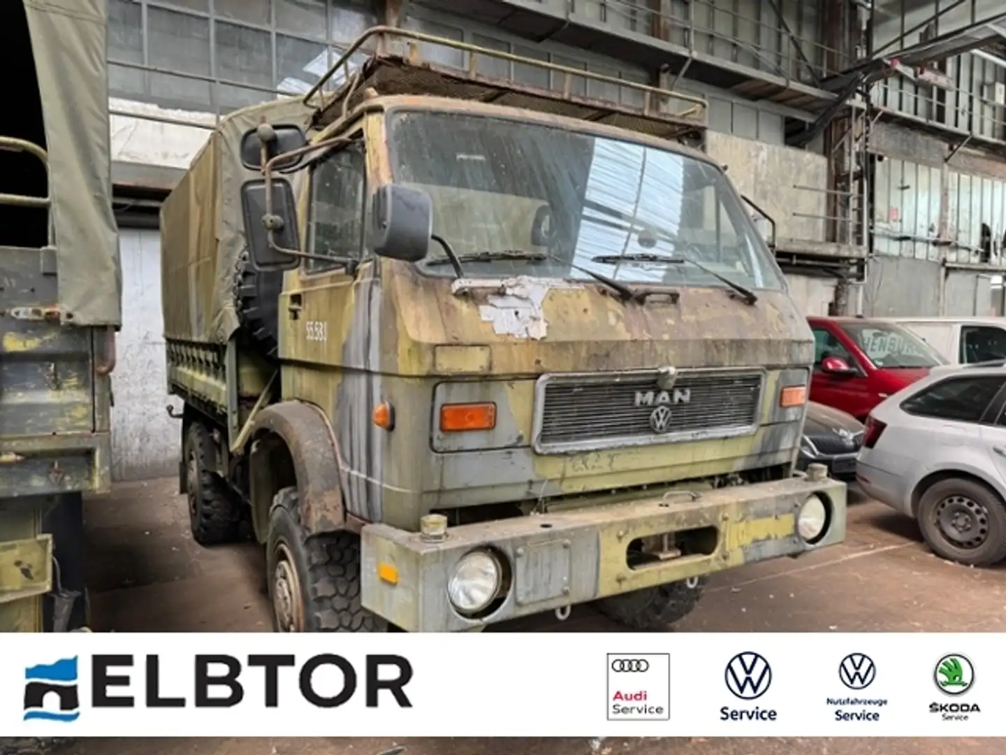 MAN 8-136 FAE 4X4 PROJEKTFAHRZEUG 2X vorhanden Grün - 1