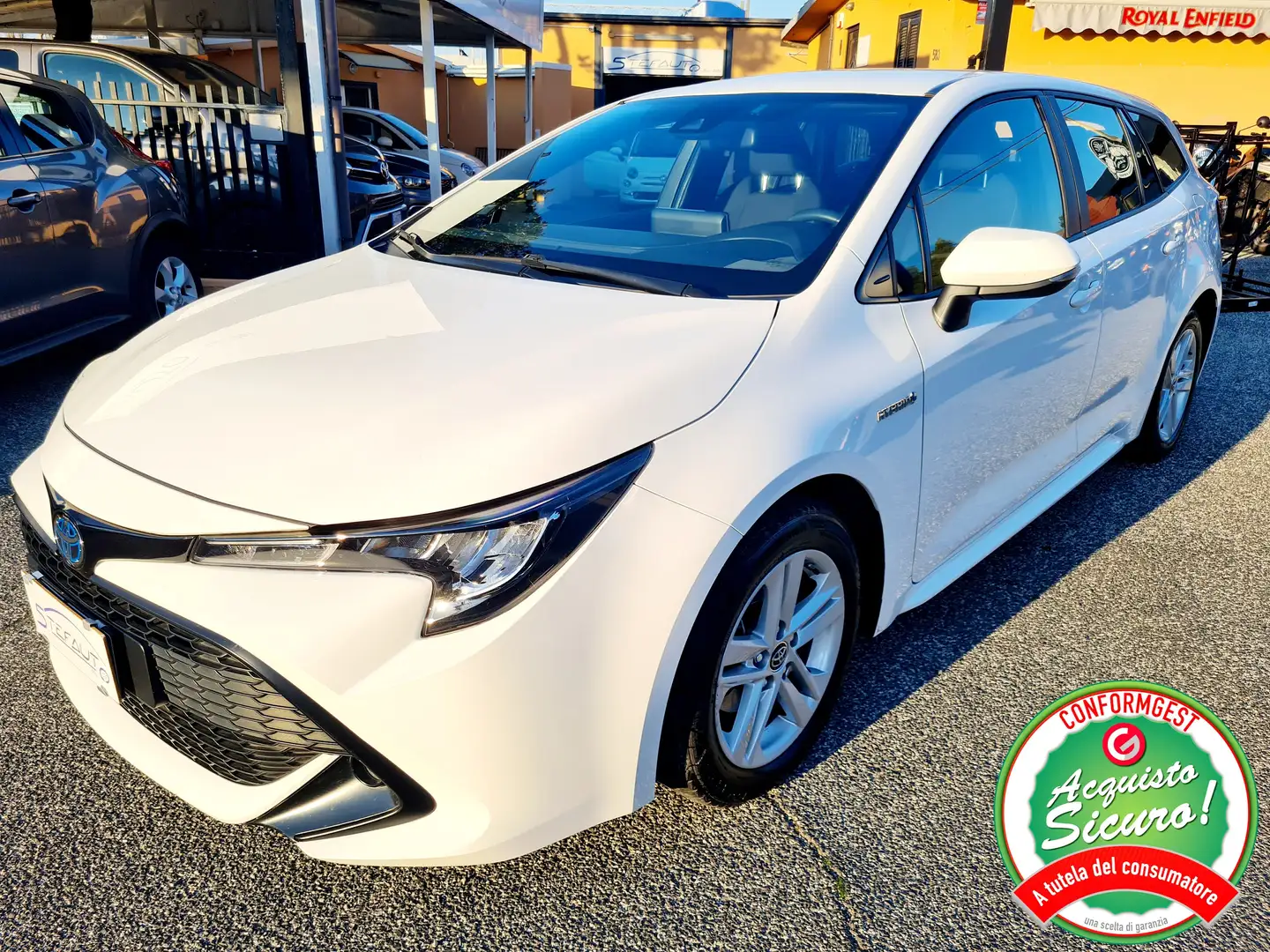 Toyota Corolla Corolla Touring Sports 1.8h cvt*TAGLIANDI*UNIPRO* Blanco - 2