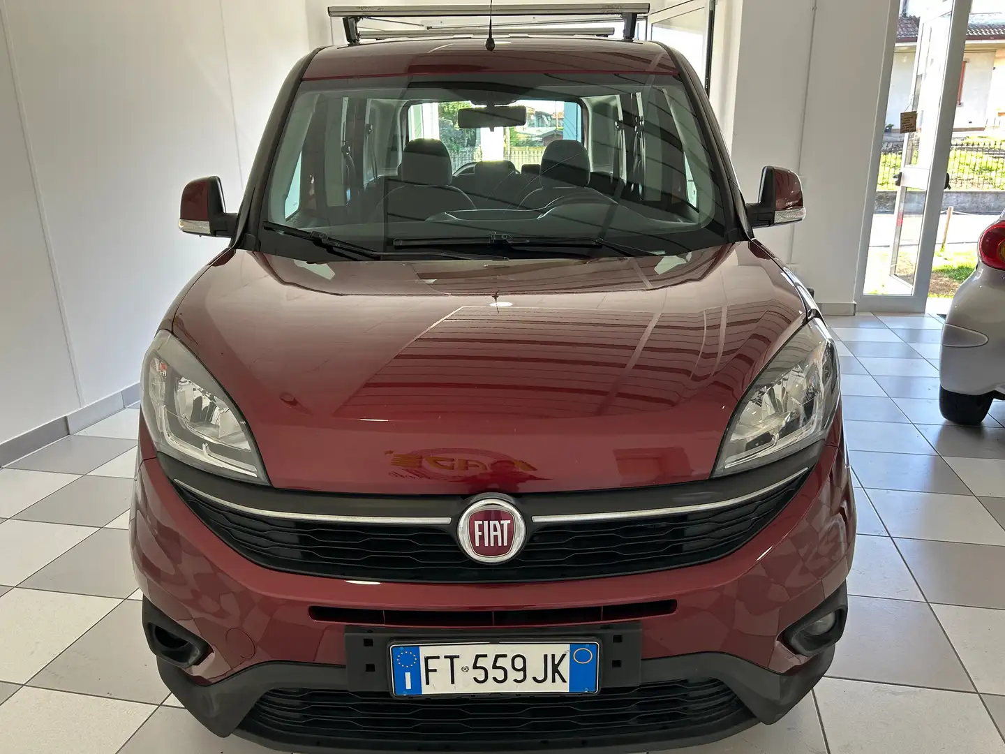 Fiat Doblo 1.4 tjet nat. power Autovettura,Lounge sensori Rosso - 2