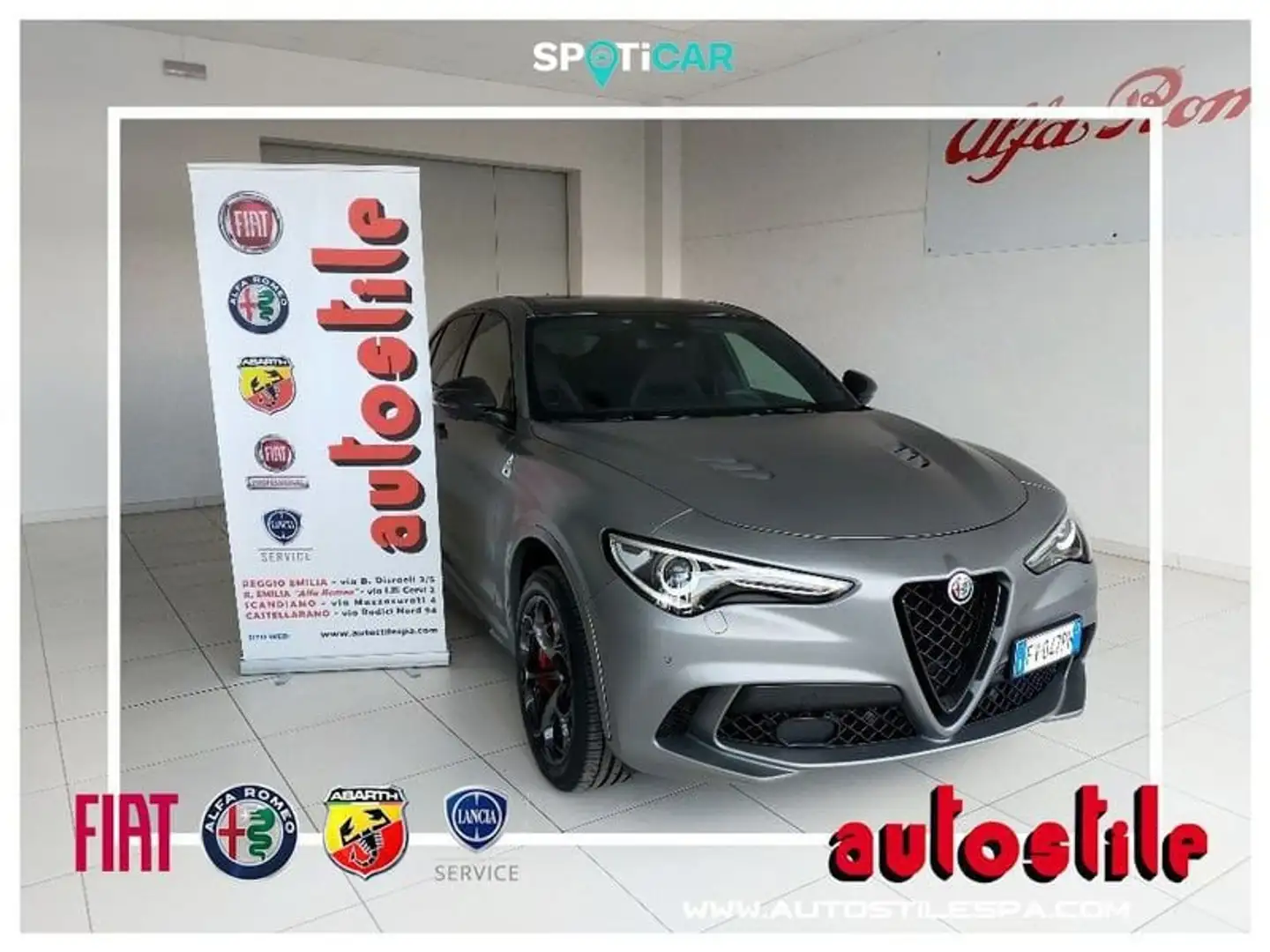 Alfa Romeo Stelvio 2.9 Bi-Turbo V6 510CV AT8 QV Limited ed. NRing #19 Gris - 1