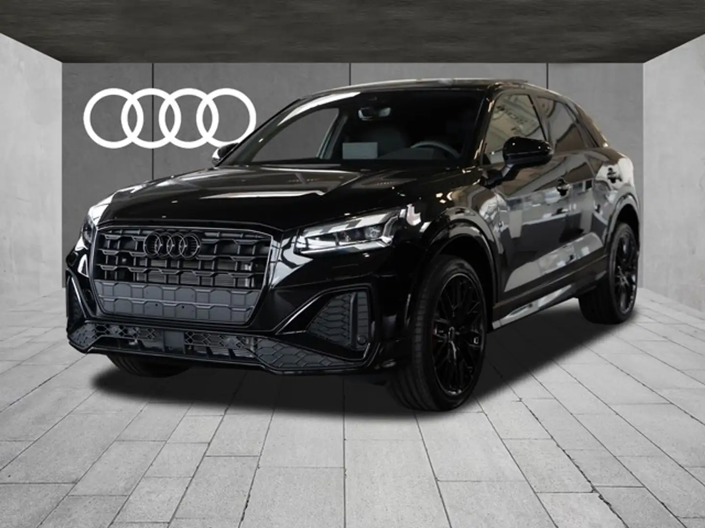 Audi Q2 35 TFSI 2 x S line Matrix AHK Pano Navi virtual So Schwarz - 1