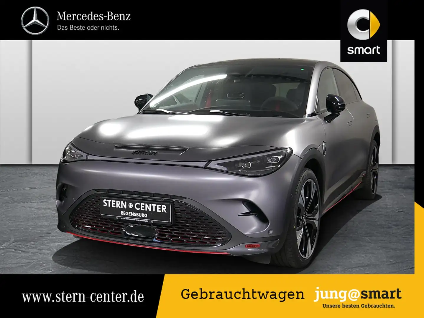 smart #3 BRABUS+ALLRAD+HUD+BEATS+MEMORY+Wärmepumpe+++ Szary - 1
