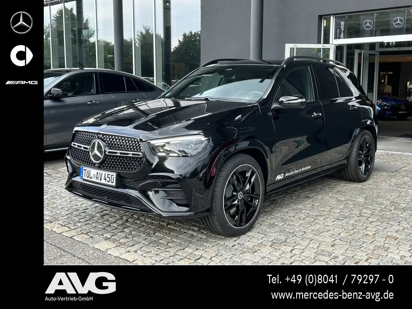Mercedes-Benz GLE 450 GLE 450 d 4M AMG Pano Premium+ Massage Air AHK LED Noir - 1