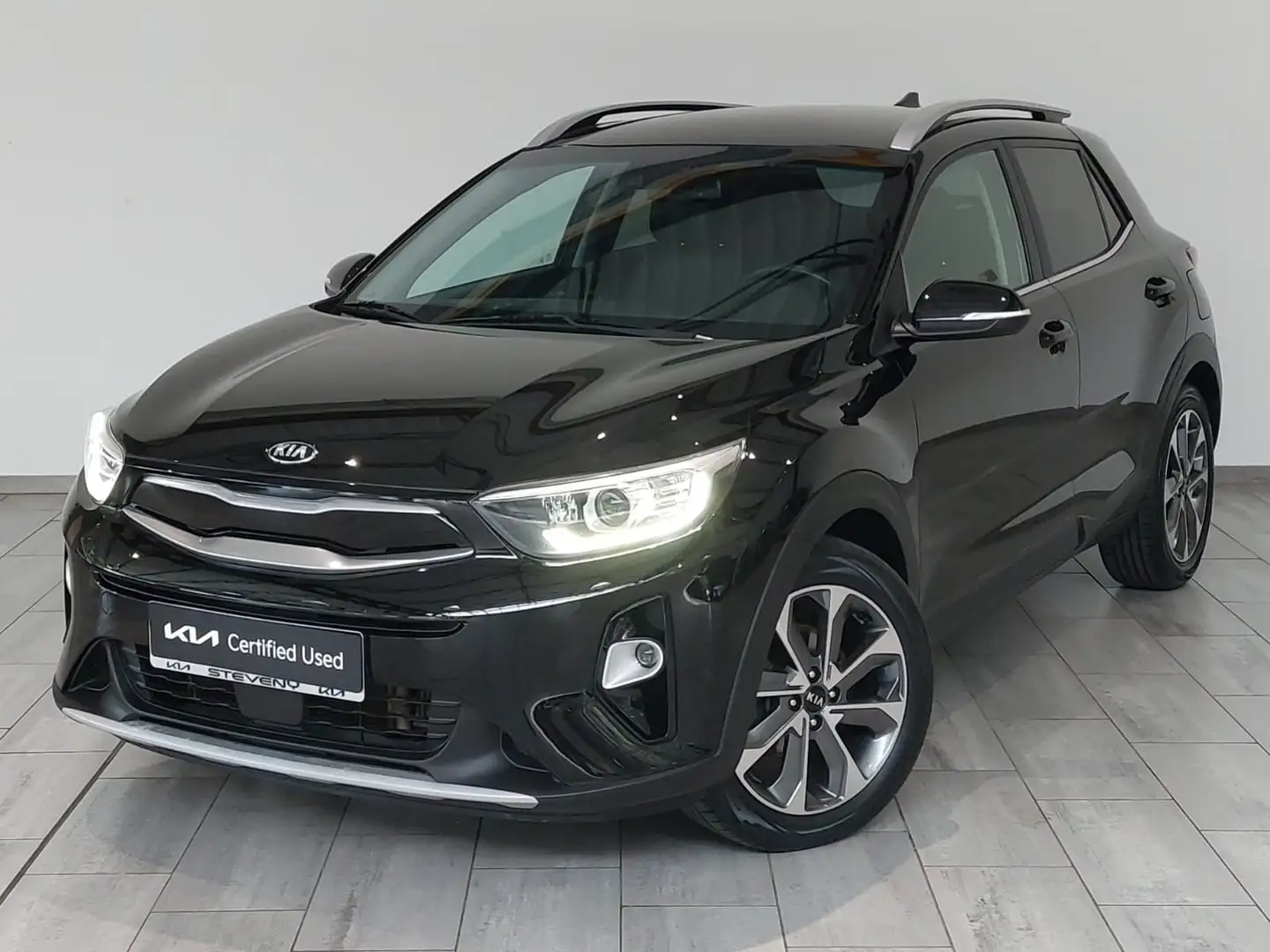 Kia Stonic SENSE Stonic 1.6 CRDi ISG 116CV *CUIR*GPS*CAMERA* Zwart - 1