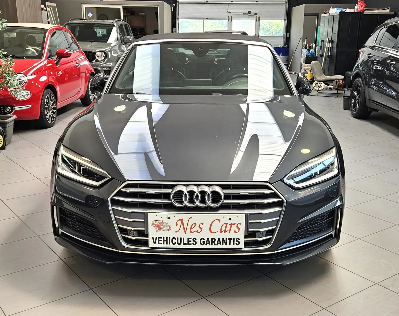 Audi A5 Cabriolet 2.0 TFSI S-LINE AUTO,CUIR,GPS,GAR 1 AN Gris - 2