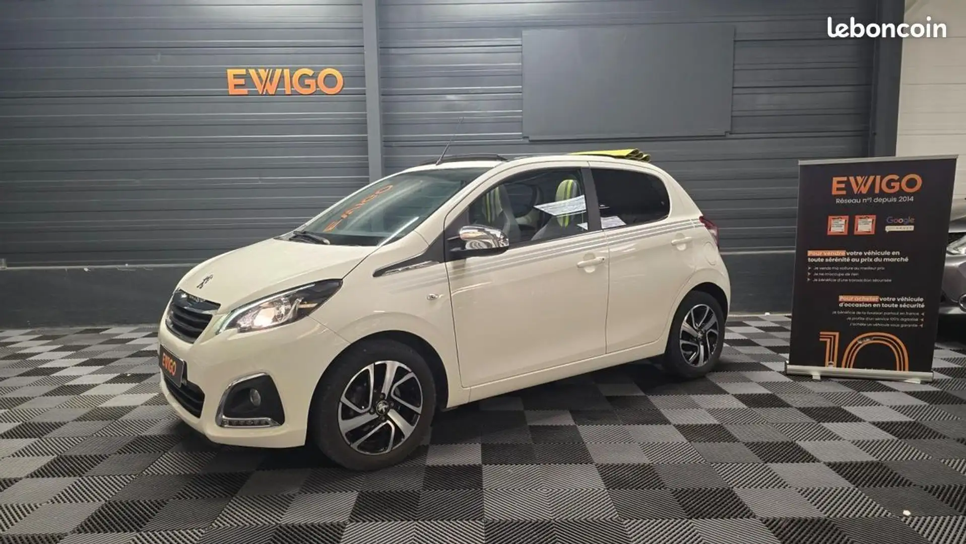 Peugeot 108 1.0 VTI 70 TOP COLLECTION Blanc - 1