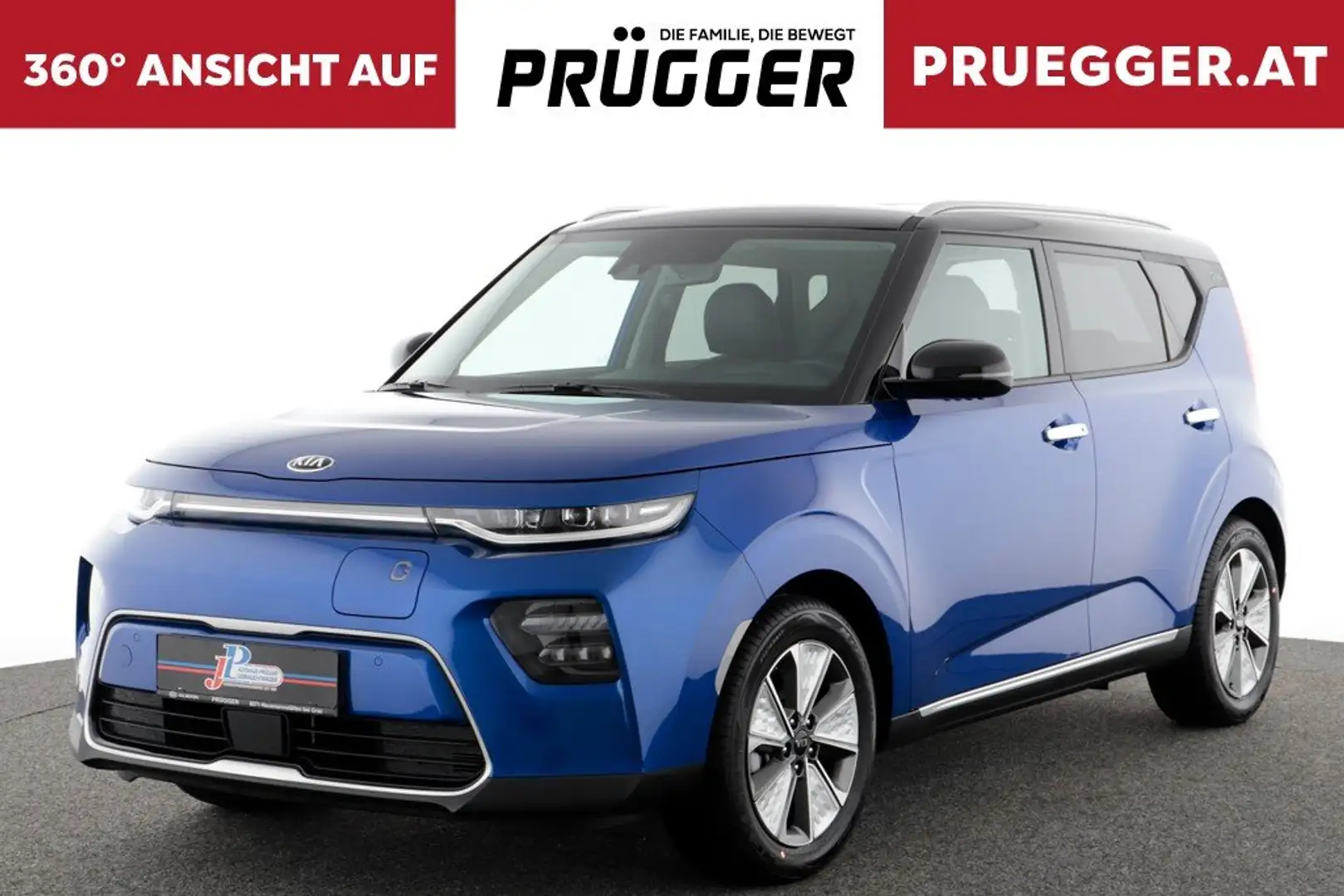 Kia Soul EV Platin 64KW LONG PLATIN AHV LEDER NAVI LED Blau - 1
