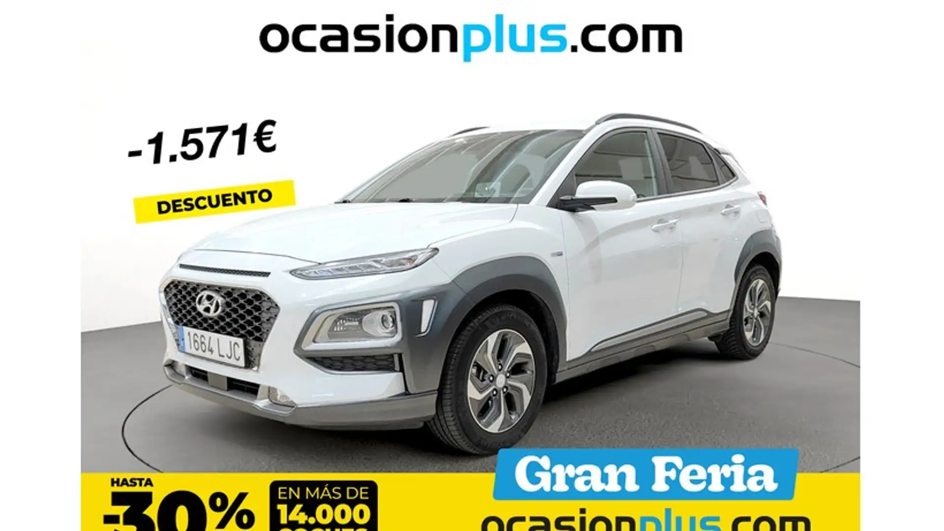 Hyundai KONA HEV 1.6 GDI DT Tecno Red Blanco - 1