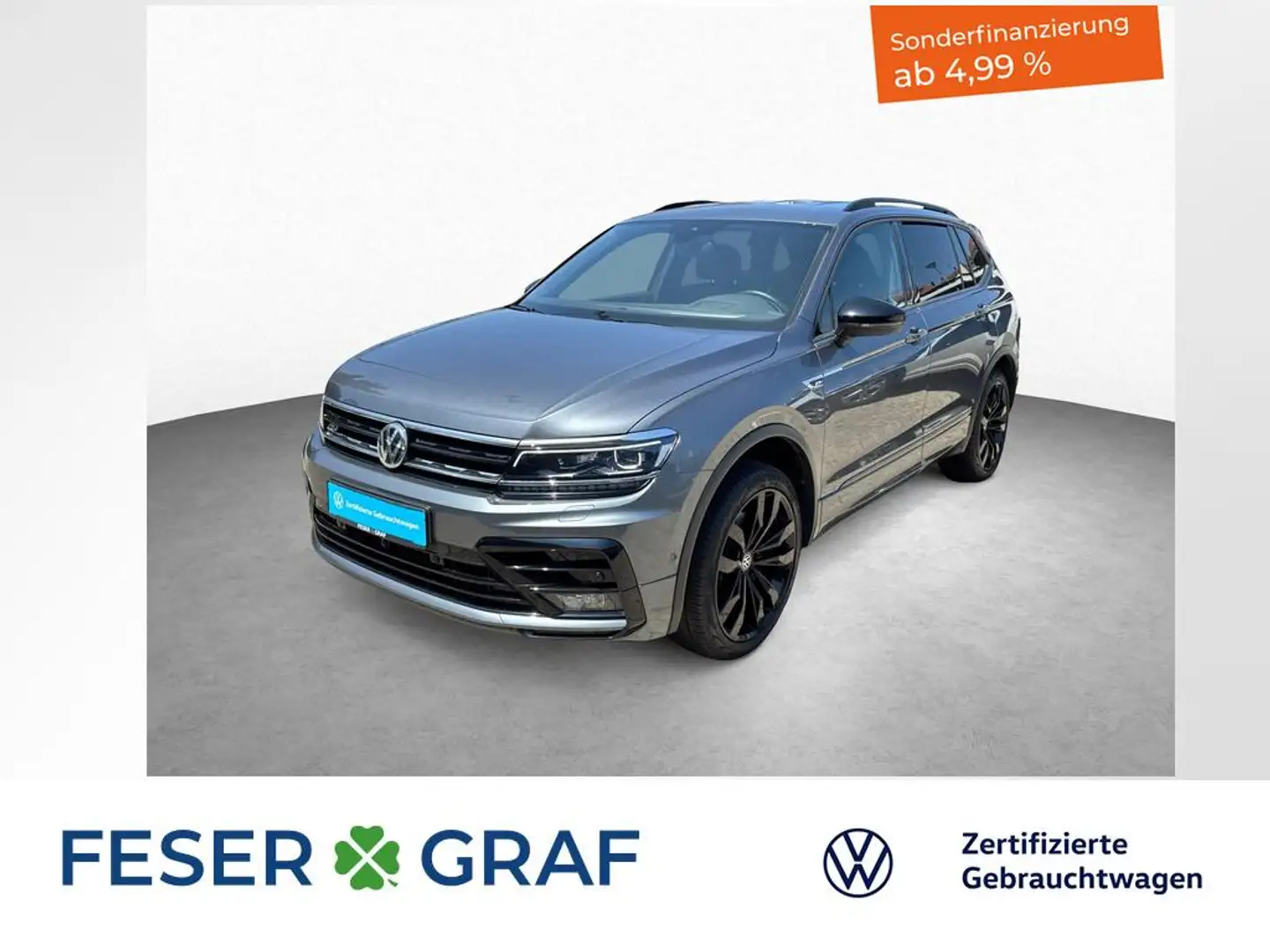 Volkswagen Tiguan Allspace Highline 2.0 TDI SCR 4MOTION 140 kW 7-Gang-DSG NAV Gris - 1