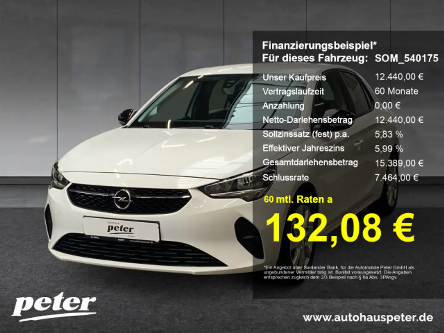 Opel Corsa Corsa F 1.2 Edition Klima Sitzheizung Allwetter Weiß - 1