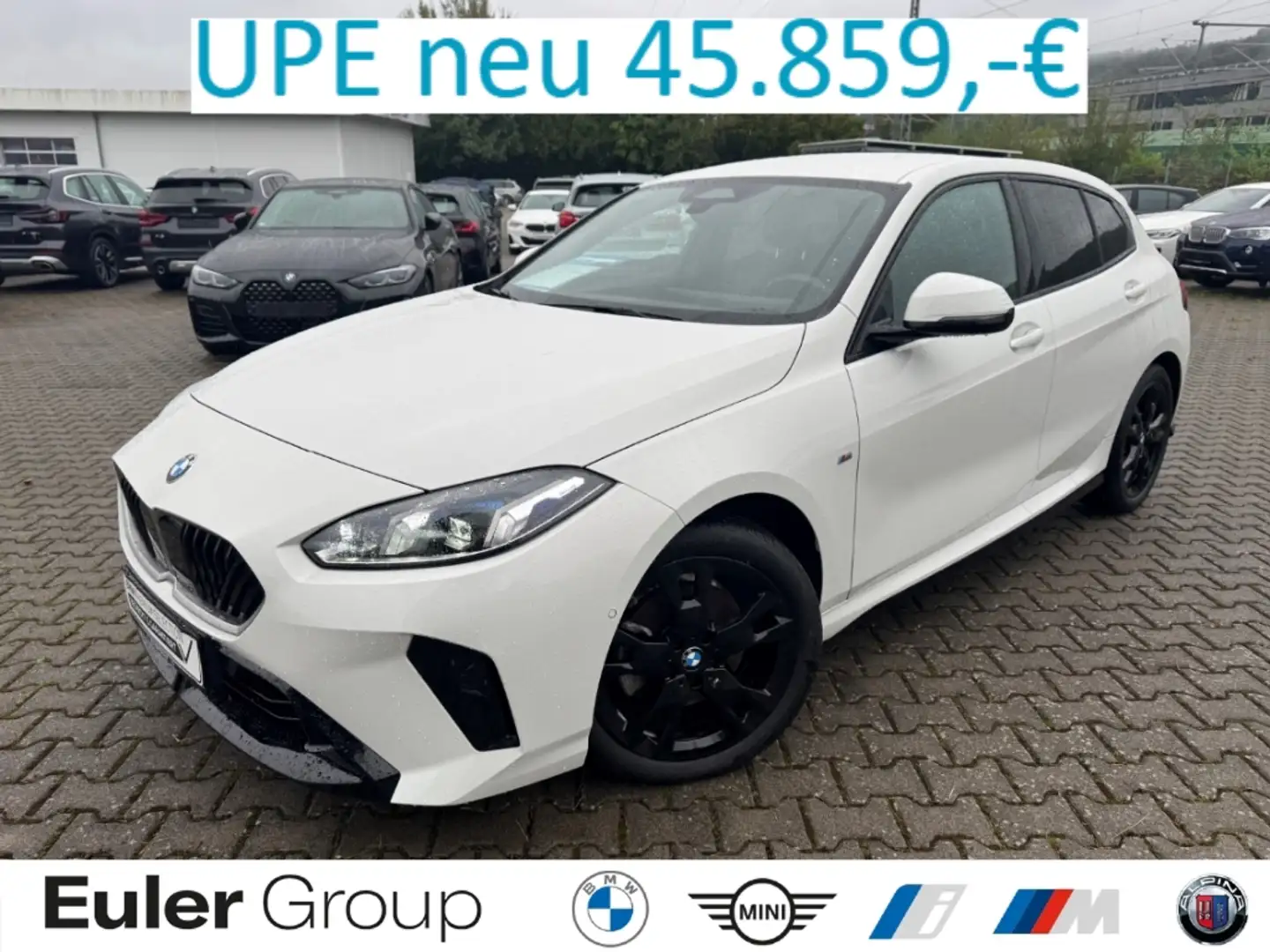 BMW 118 d F70 M Sport ad.M-FW Durchlade Sonnenschutz SHZ a Weiß - 1
