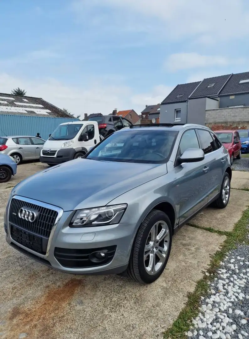 Audi Q5 2.0 TDi Quattro S line DPF S Tronic Gris - 1
