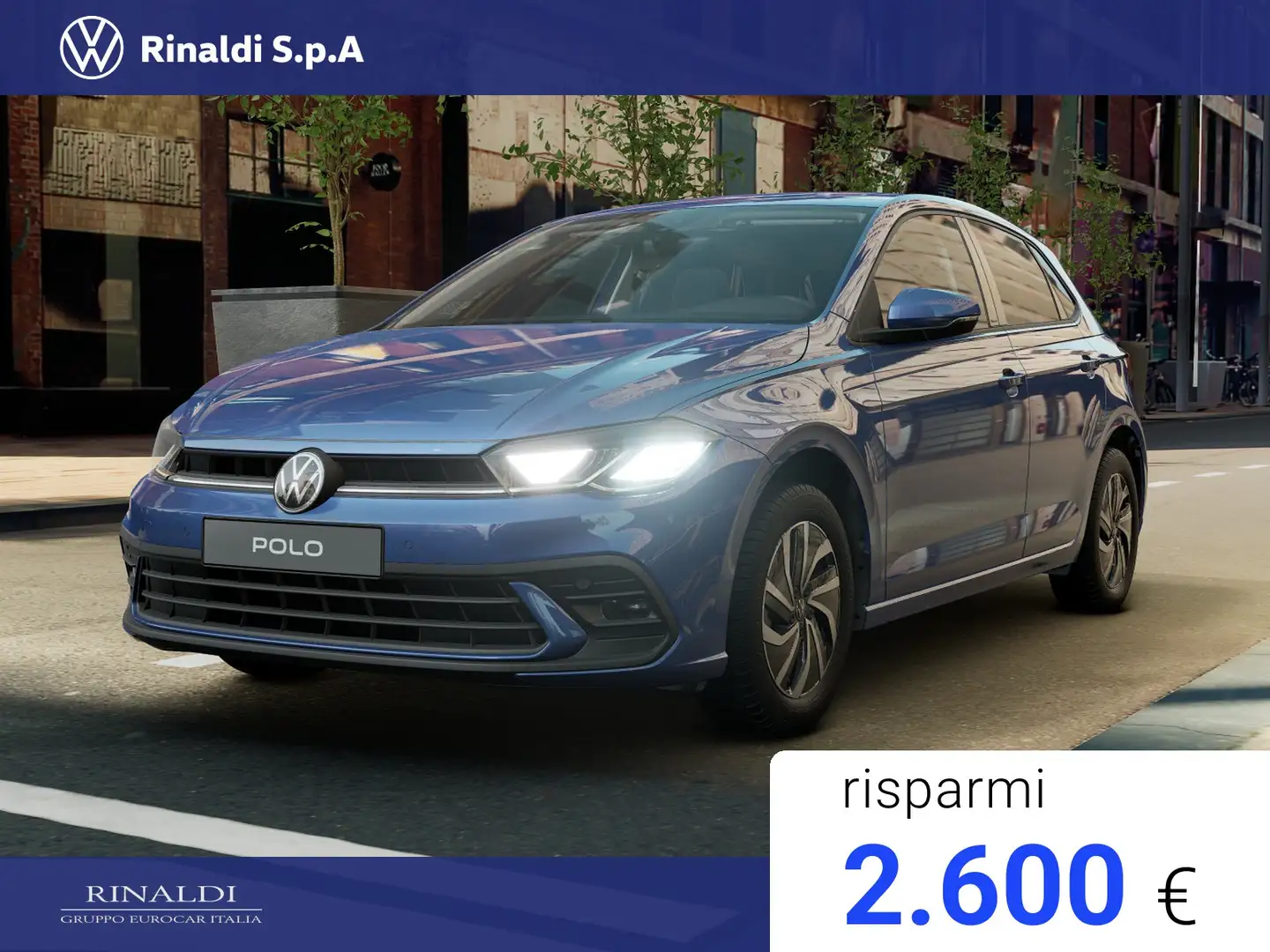 Volkswagen Polo 1.0 tsi edition plus 95cv dsg Blu/Azzurro - 1