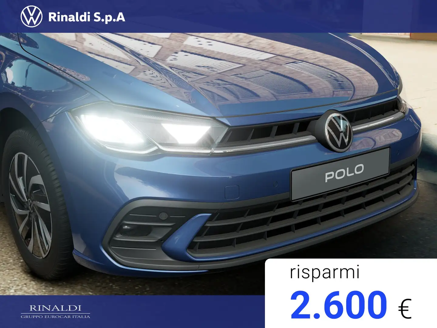 Volkswagen Polo 1.0 tsi edition plus 95cv dsg Blu/Azzurro - 2