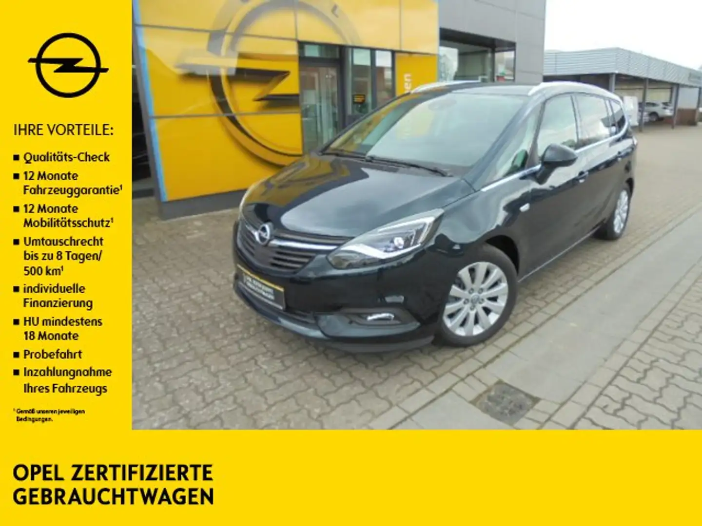 Opel Zafira 1.4 T Innovation LED/Kamera/SHZ/LHZ/DAB/AHK Verde - 1