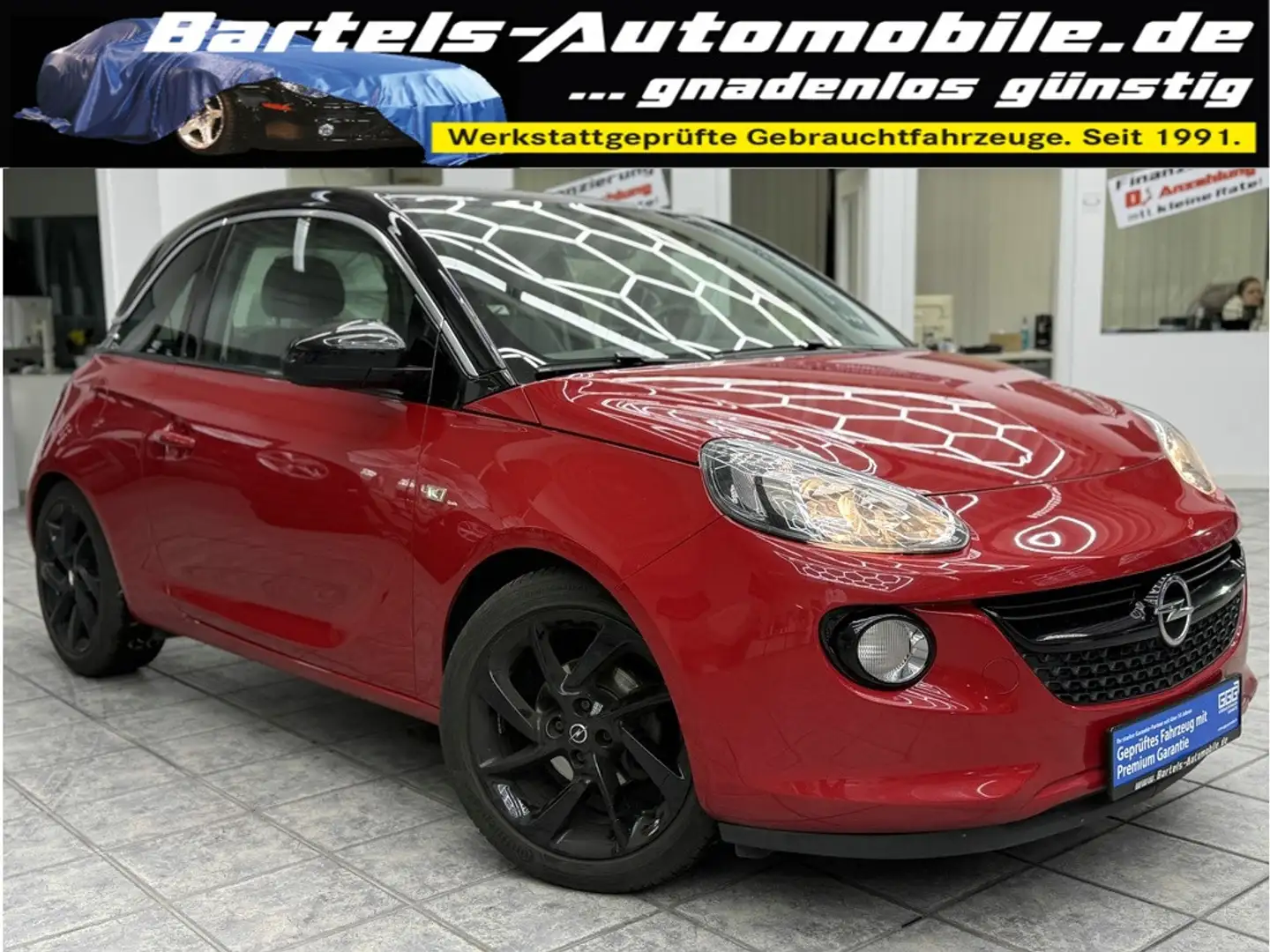 Opel Adam 1.4 Slam, 1.Hand, Leder, Sitzheizung, PDC Rot - 1