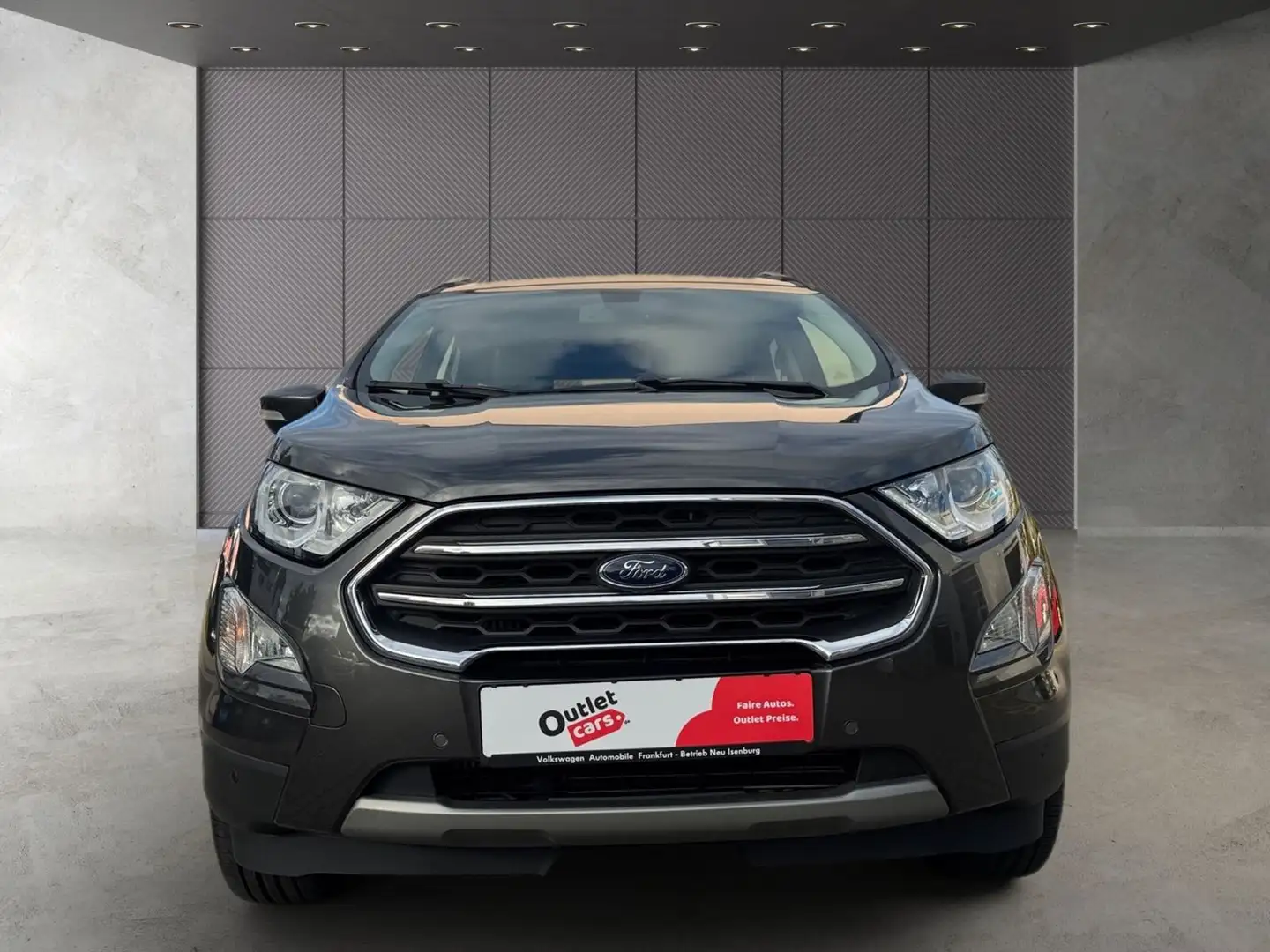 Ford EcoSport 1.0 EcoBoost Titanium Start/Stopp Klima Grau - 2
