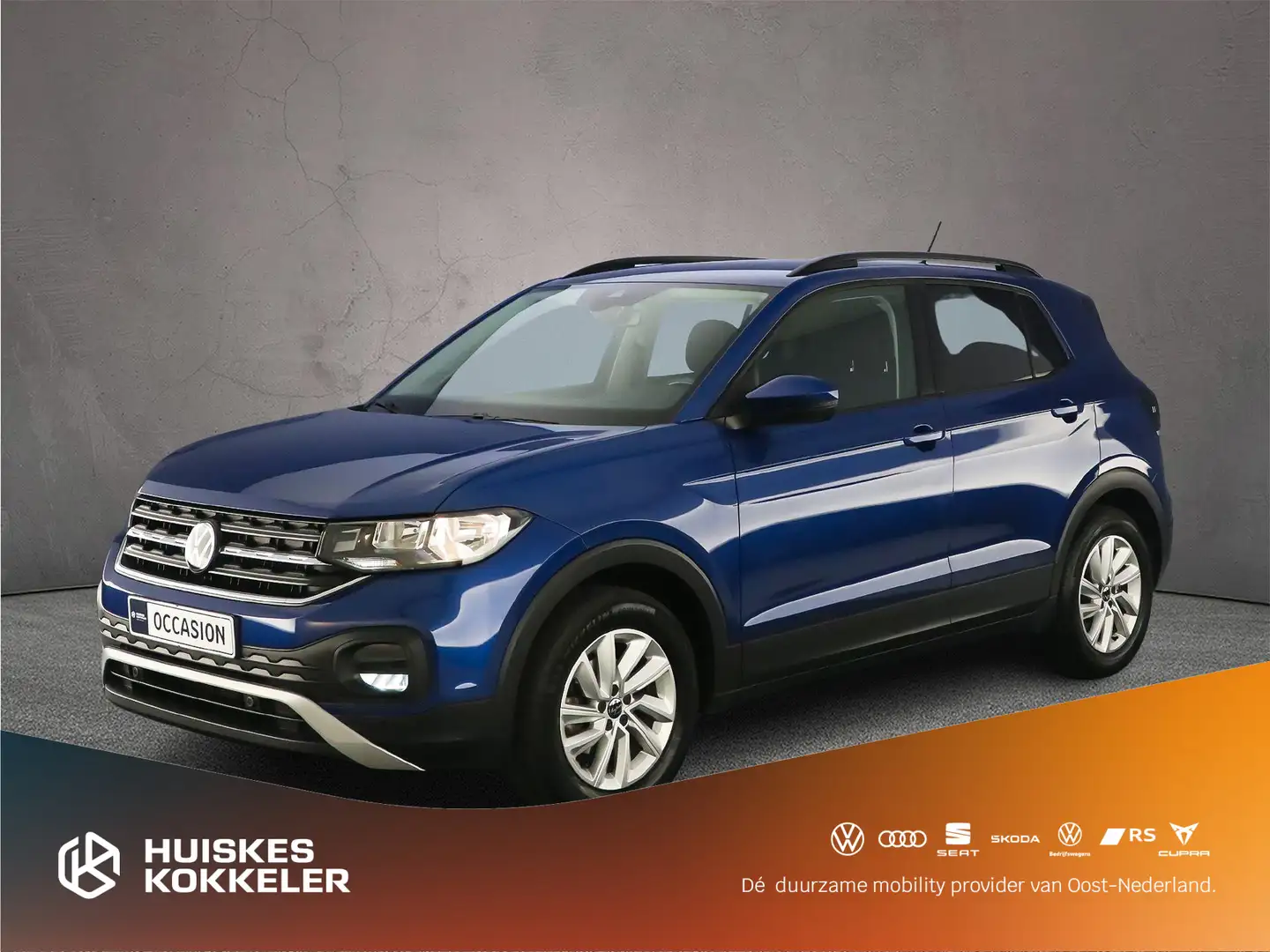Volkswagen T-Cross Life 1.0 TSI 110pk DSG Automaat Adaptive cruise co Blauw - 1