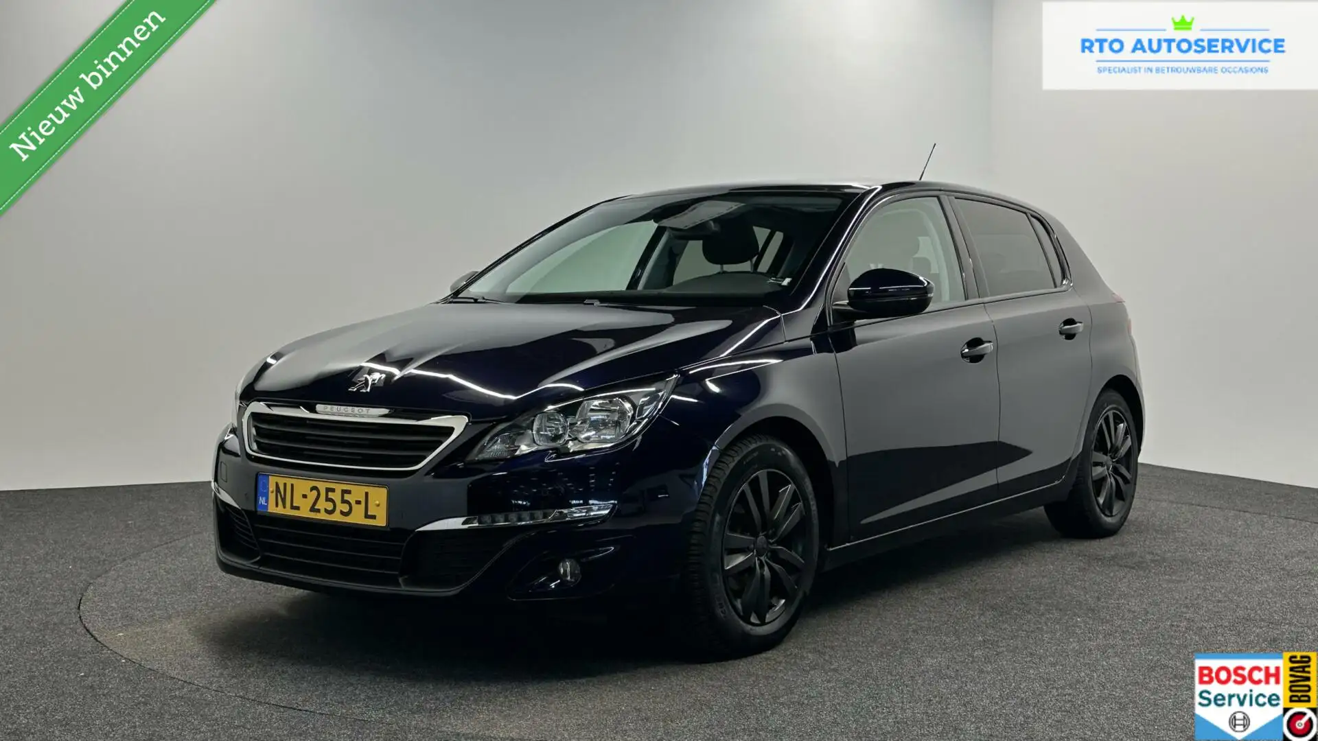 Peugeot 308 1.2 PureTech Blue Lion|Pano|PDC|Navi|Airco|Cruise| Blauw - 1