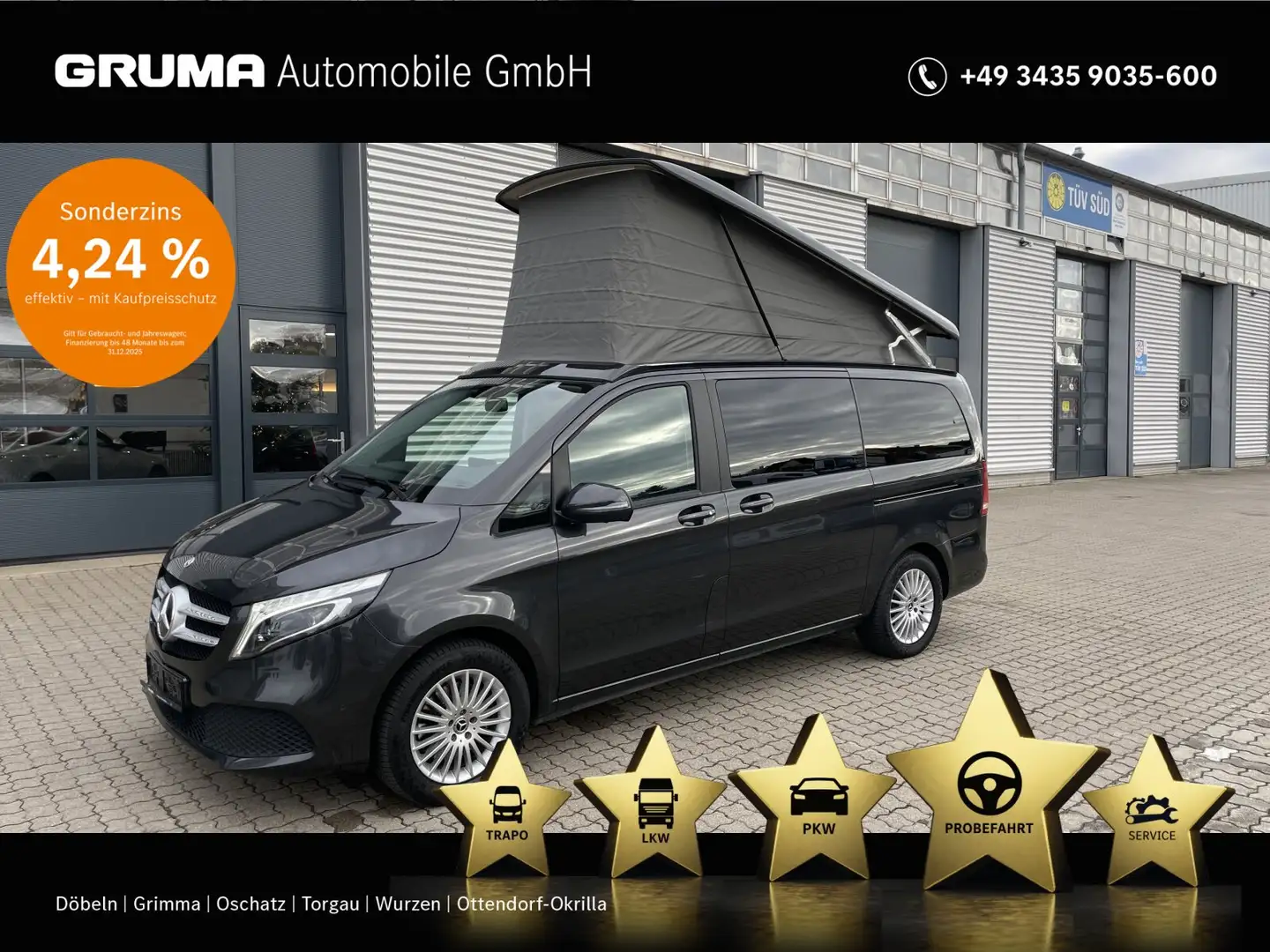 Mercedes-Benz Marco Polo Marco Polo 250 d 4MATIC HORIZON EDITION NAVI+LED Grau - 1