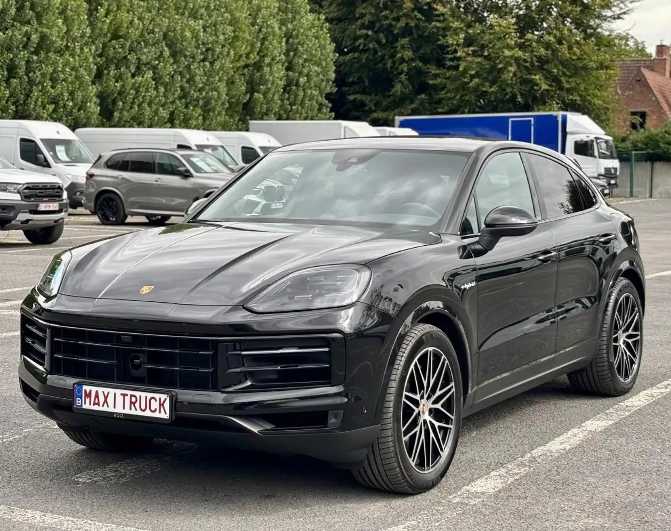 Porsche Cayenne Coupe Hybrid - 103.500€ - Leasing 1.736€/M Zwart - 1