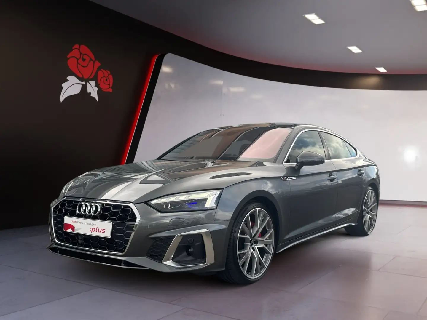 Audi A5 Sportback 40 2.0 TDI quattro S-tronic S-line  AHK Grau - 2