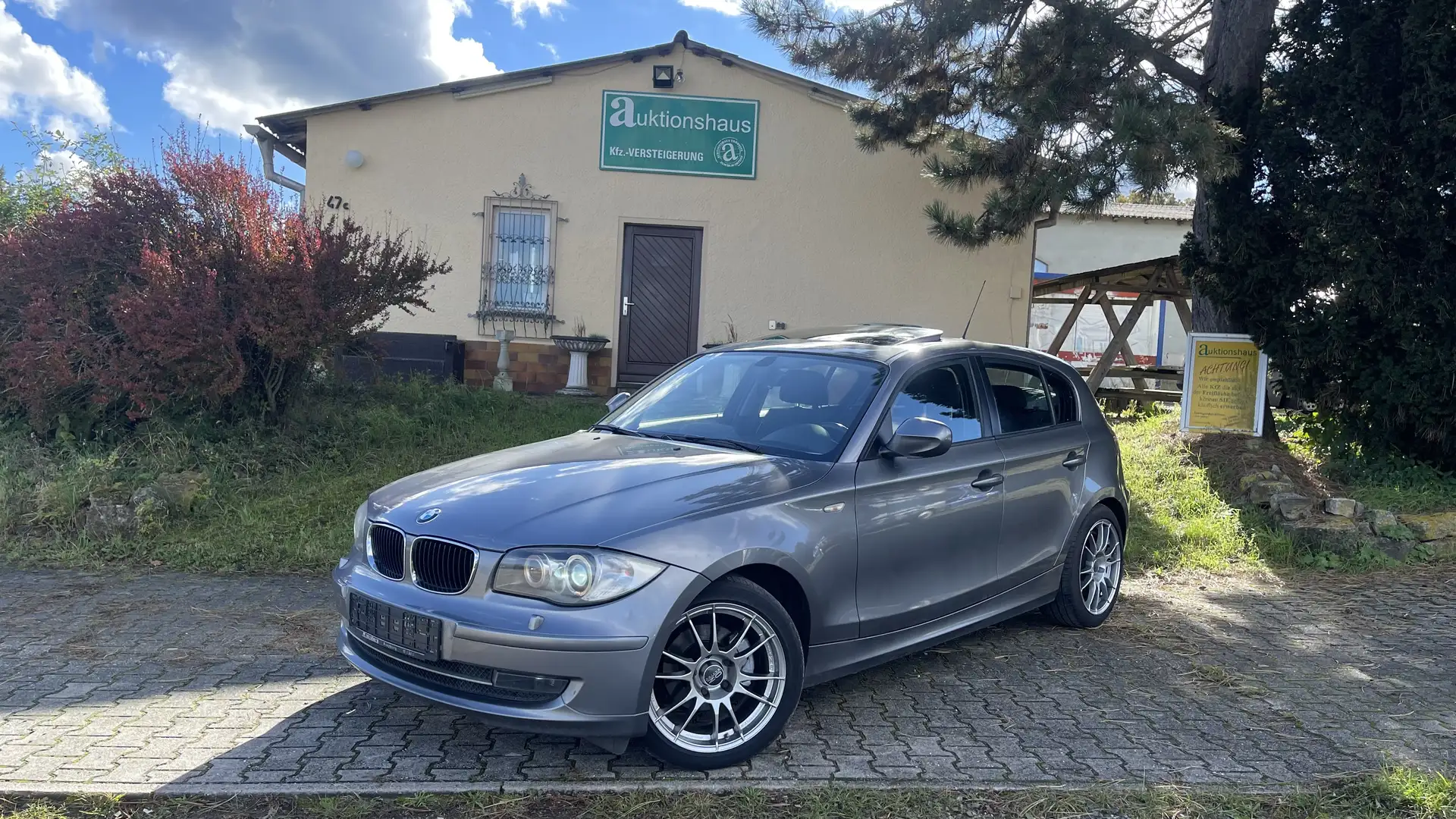 BMW 116 - Schiebedach, Sitzheizung, OZ Racing, Klimaaut - Grau - 1