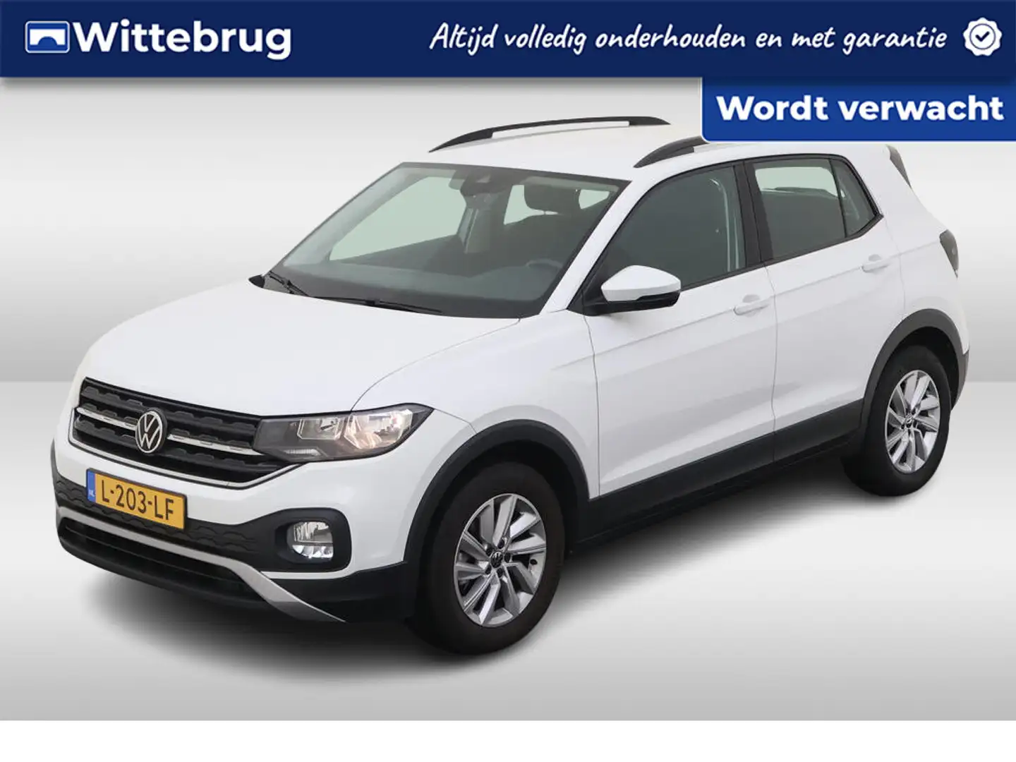 Volkswagen T-Cross 1.0 TSI Life Navigatie / Airco / Lichtmetaal 17 in Wit - 1