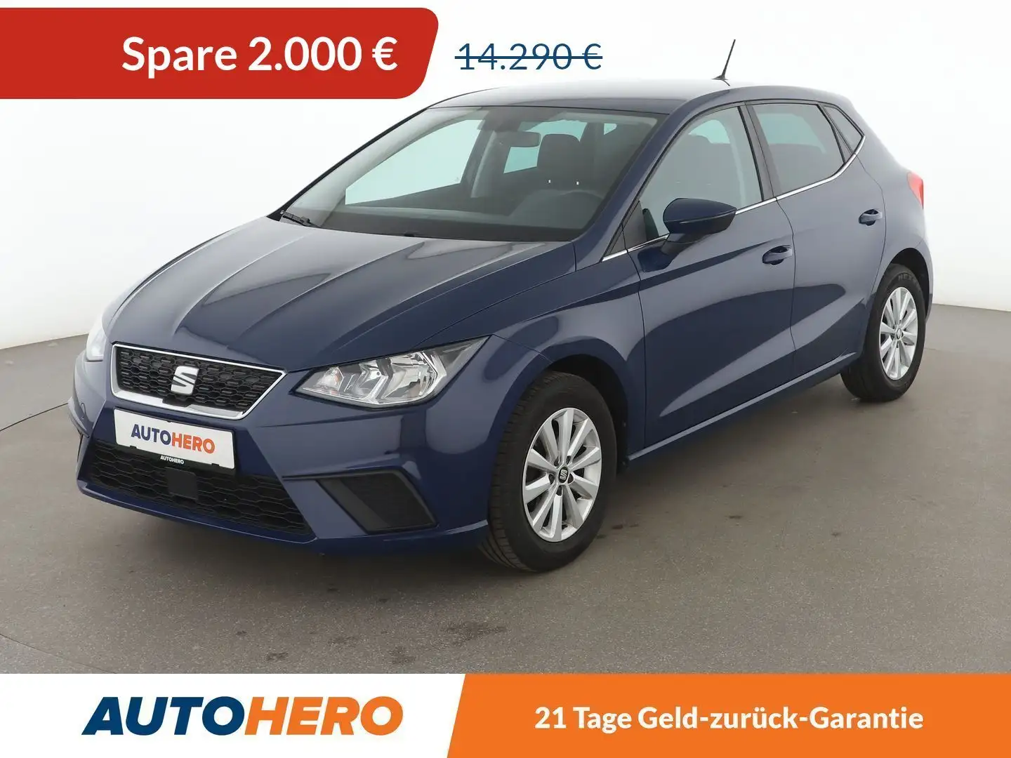 SEAT Ibiza 1.0 TSI Style *NAVI*TEMPO*PDC*SHZ* Blau - 1