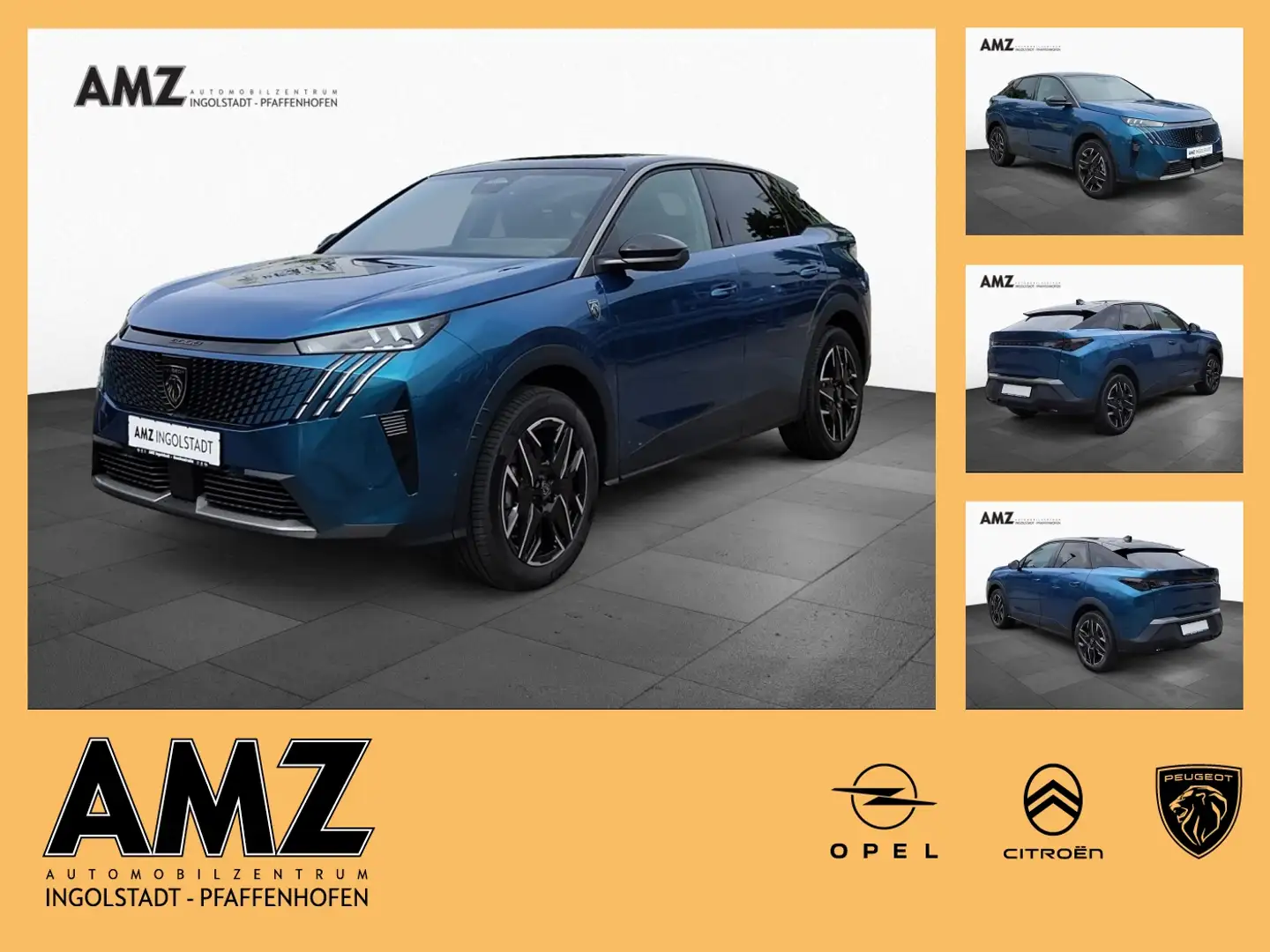 Peugeot 3008 GT Hybrid Pixel-Scheinwerfer Massage 360-KAM Blau - 1