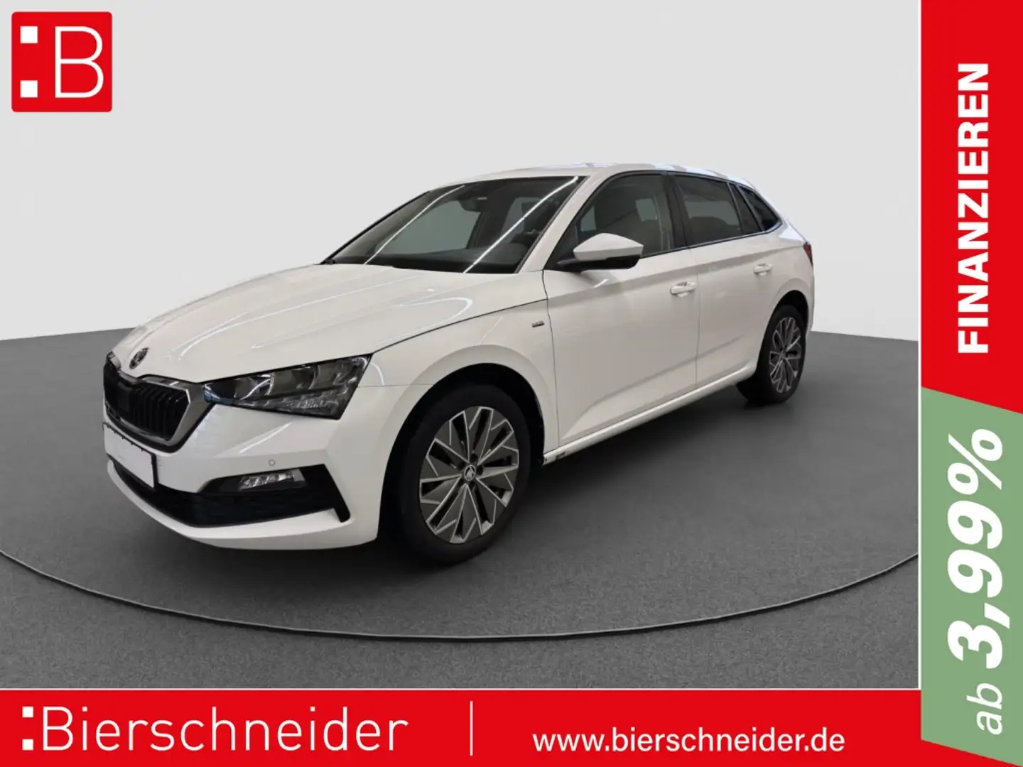 Skoda Scala 1.5 TSI Clever AB 199EUR NAVI SHZ PDC LED Blanc - 1